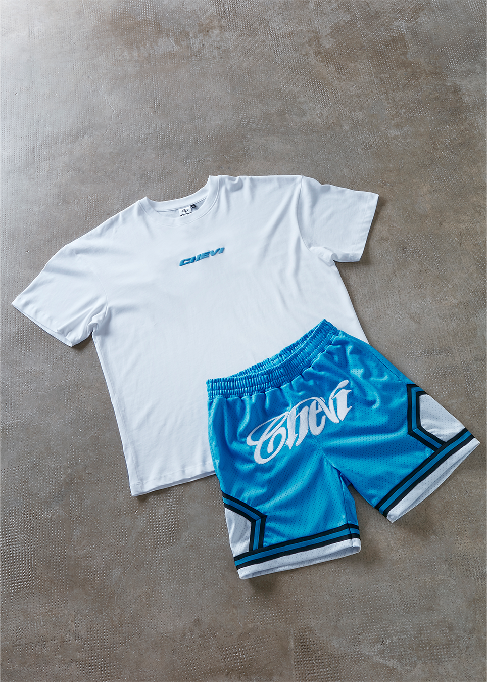 Basket Shorts (Blue)