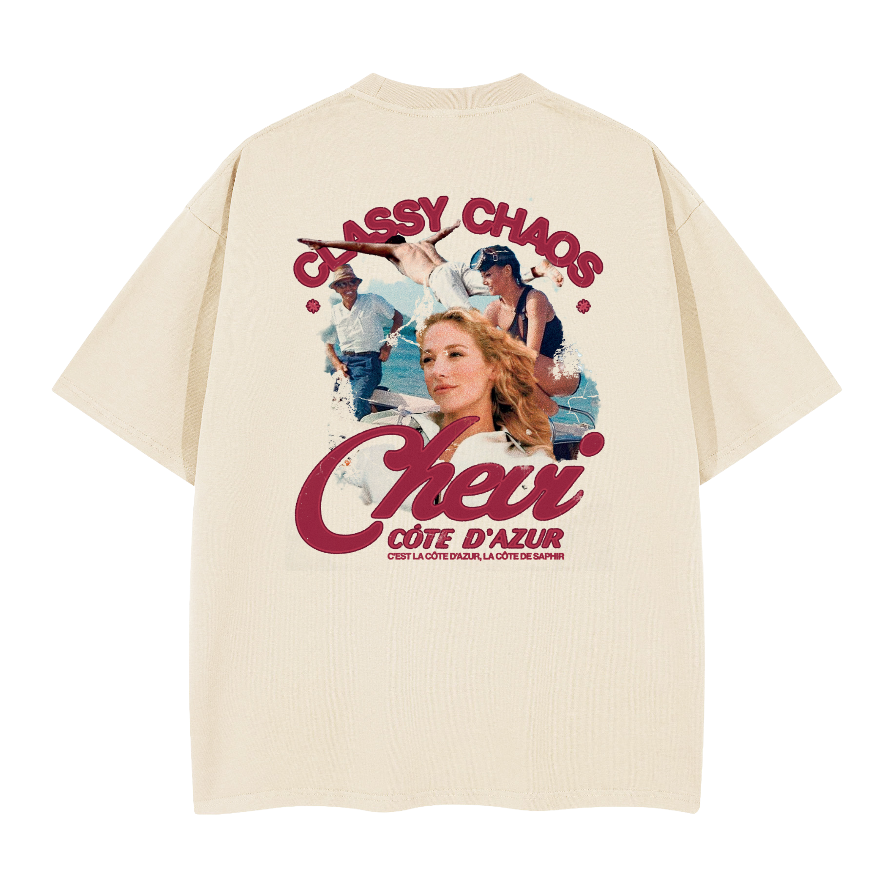 Classy Chaos Tee (Beige)