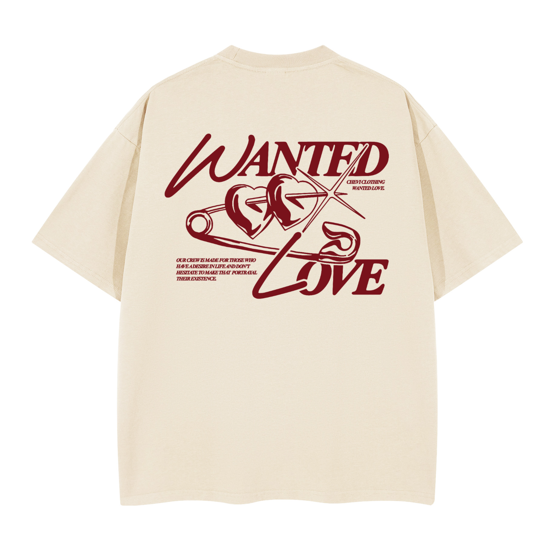 Wanted Tee (Cream)