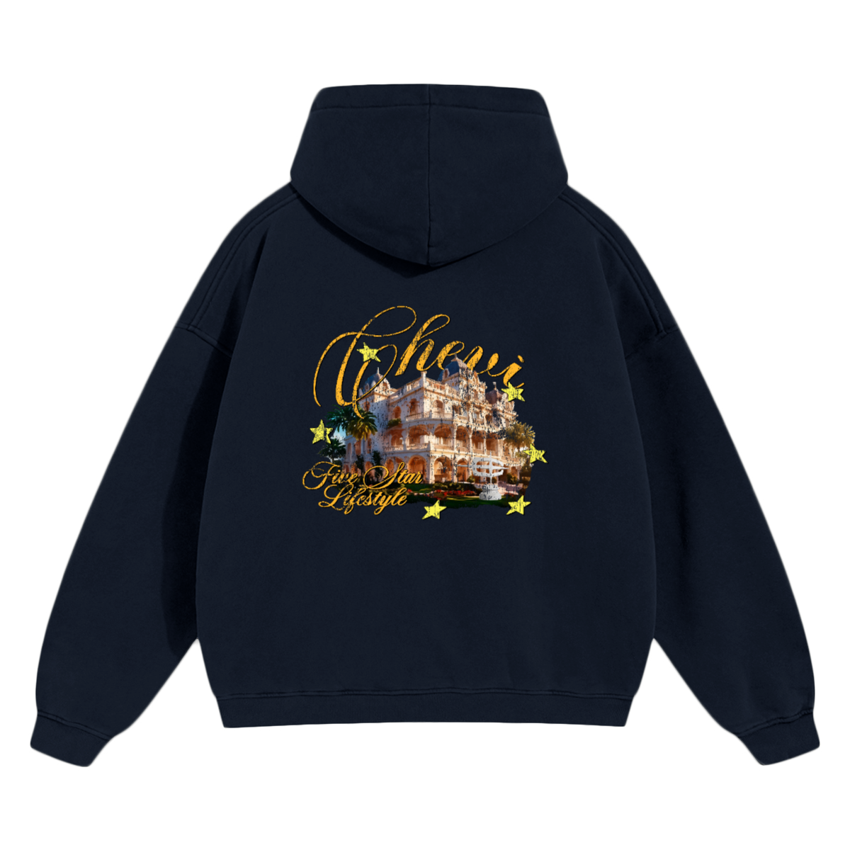 HOTEL HOODIE (NAVY BLUE)