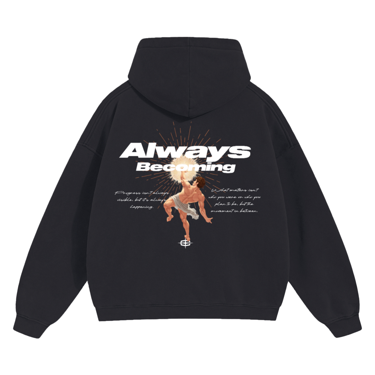 BECOMING HOODIE (BLACK)