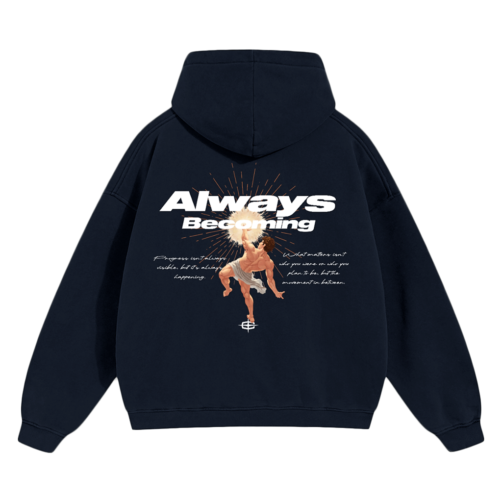 BECOMING HOODIE (NAVY)