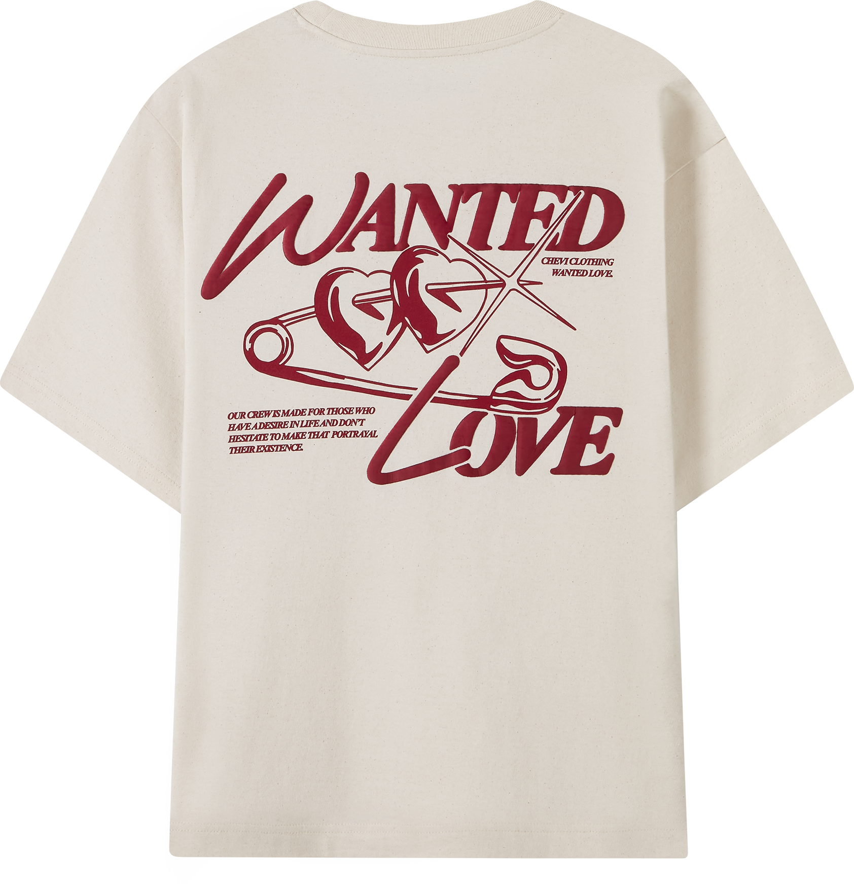 Wanted Tee (Cream)