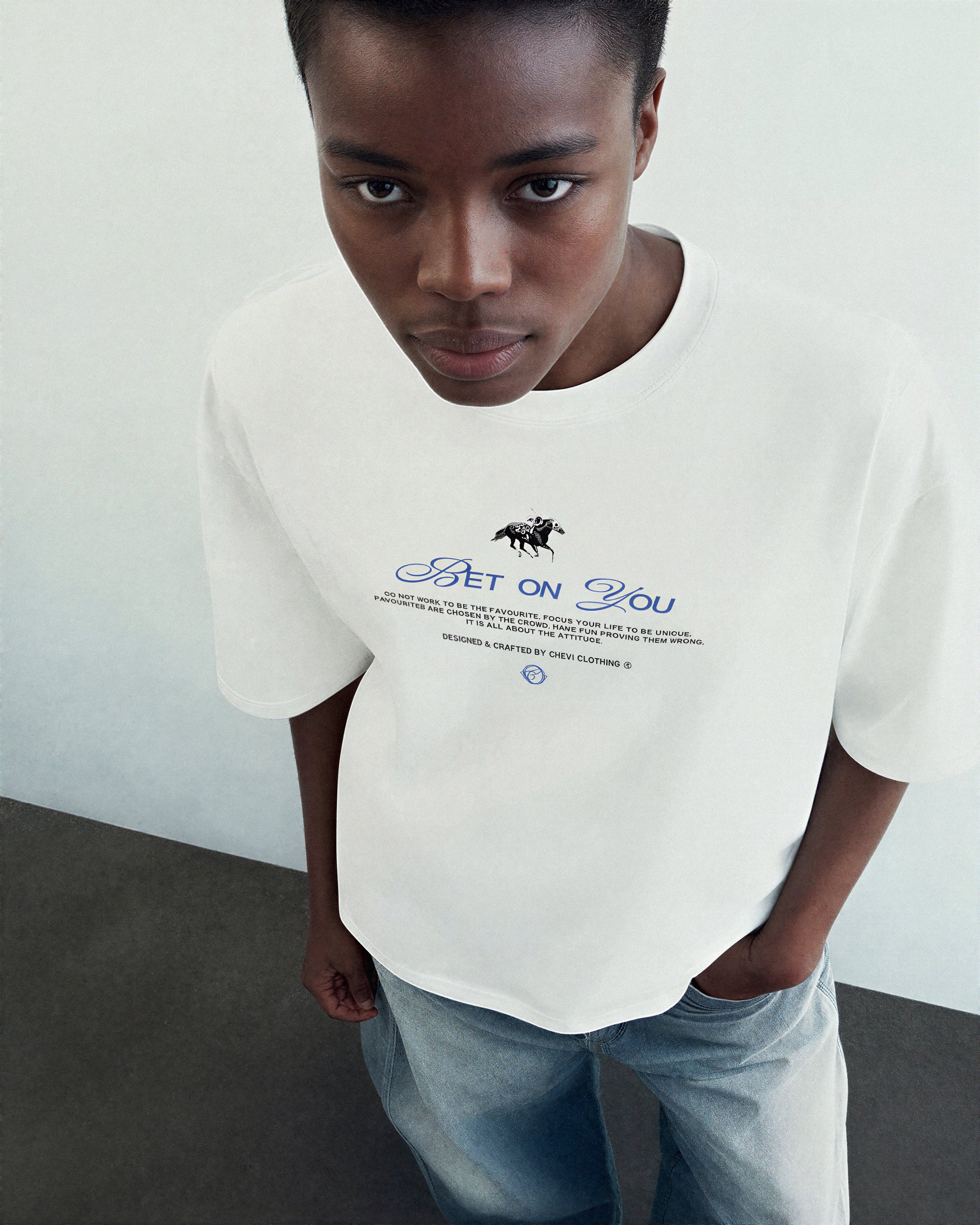 BET ON YOU TEE (WHITE)