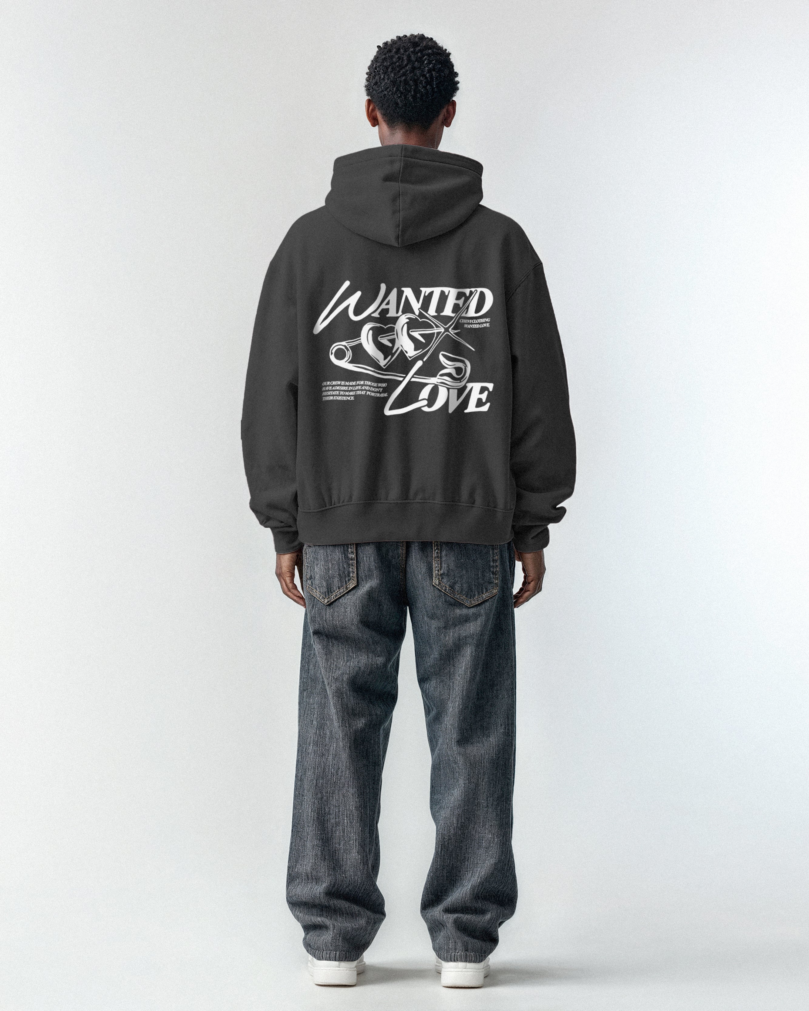 WANTED HOOD (DARK GREY)