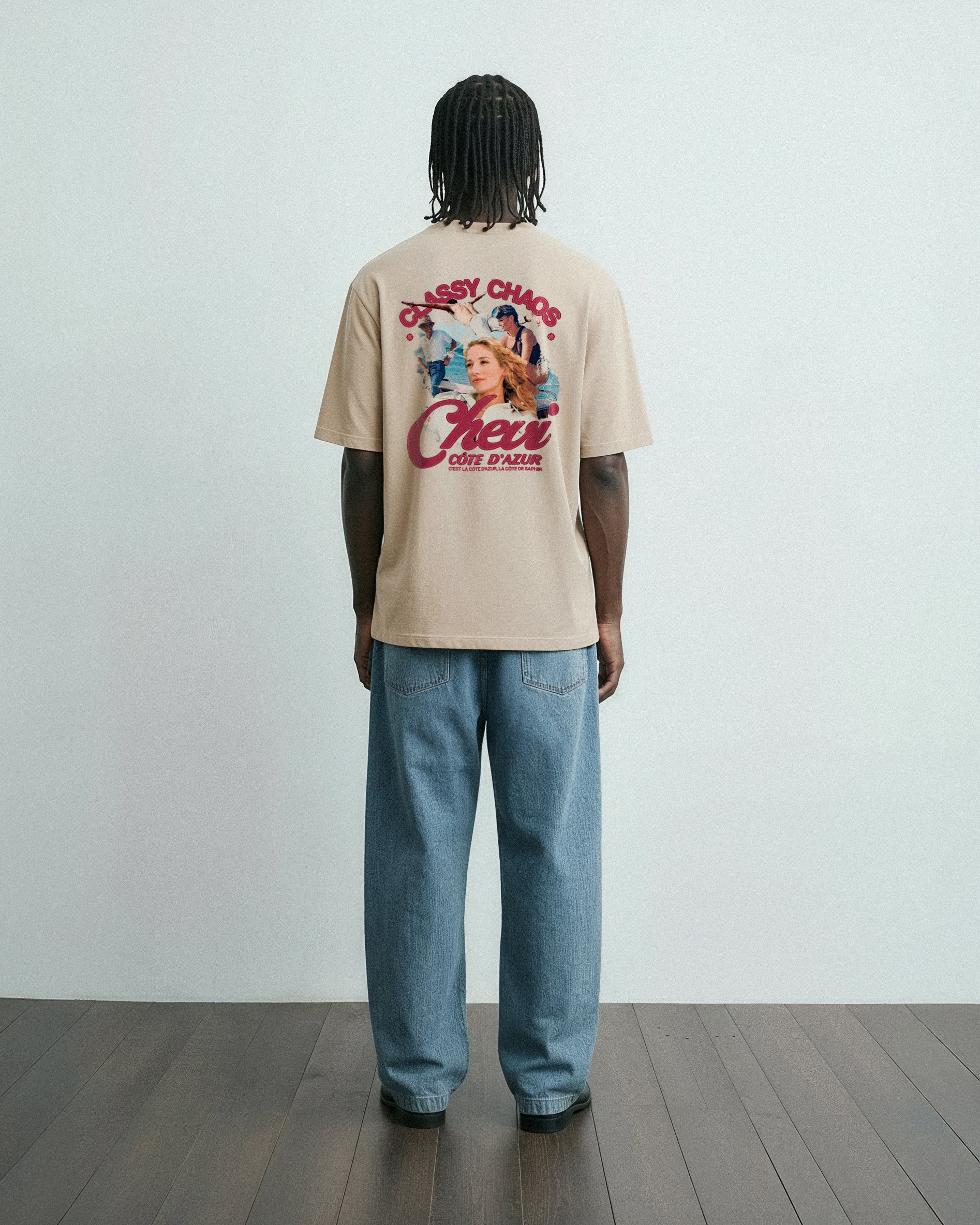 Classy Chaos Tee (Beige)