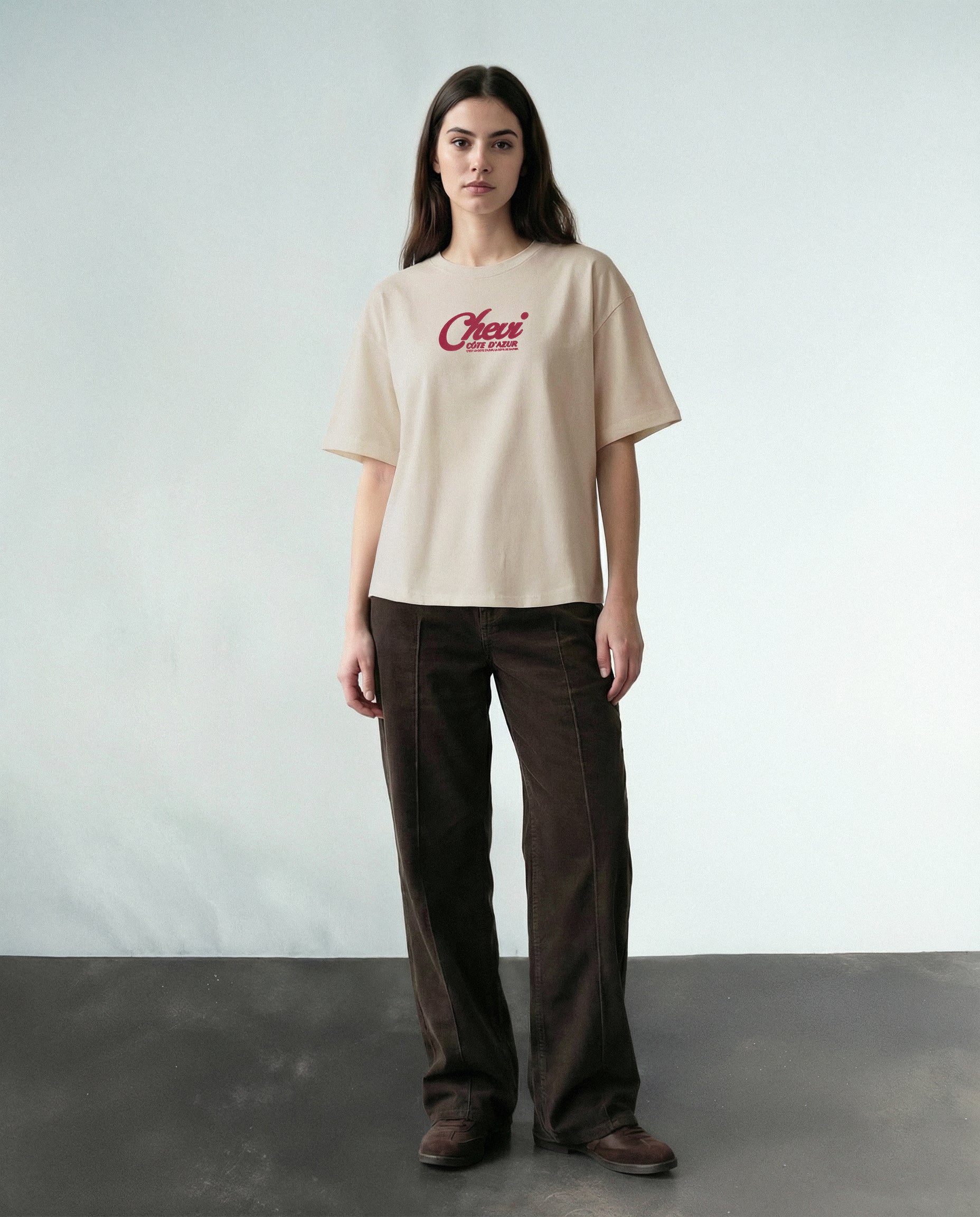 Classy Chaos Tee (Beige)