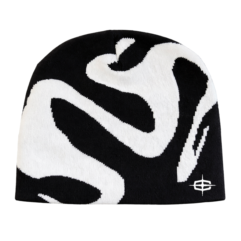 ZEBRA BEANIE (B&W)