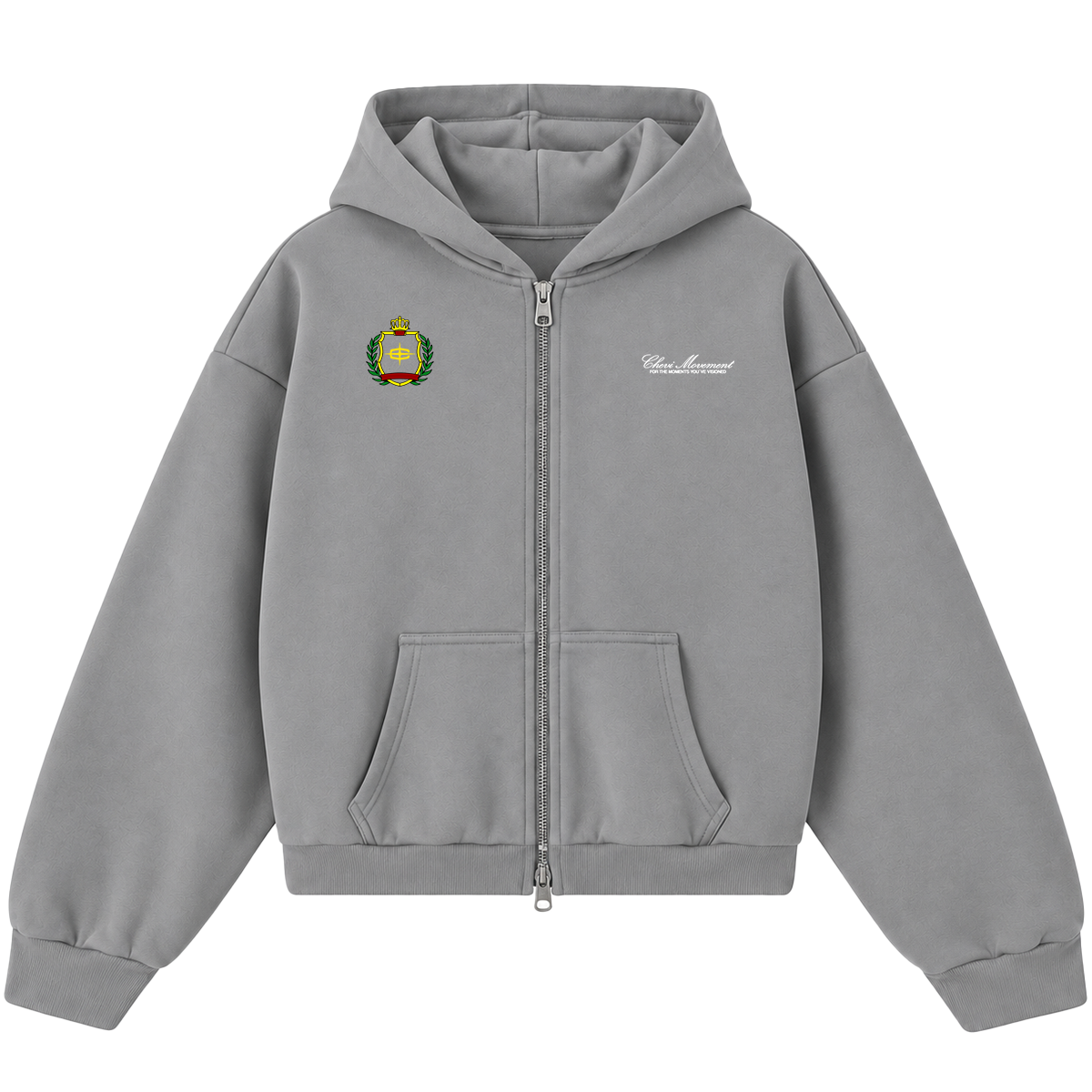 THE "MOVEMENT" HEAVY ZIPPER (SMOKE GREY)