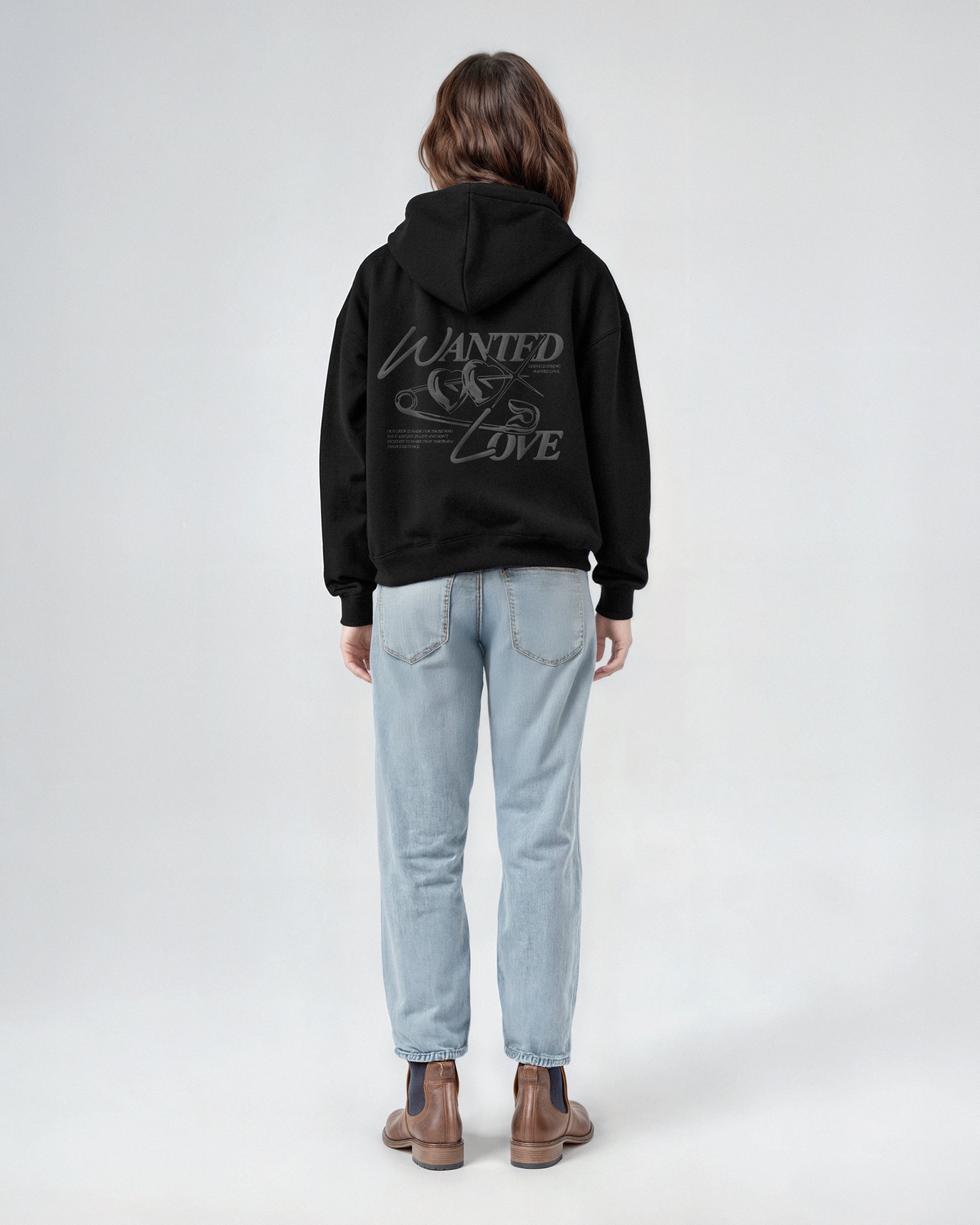 WANTED HOOD (BLACK)