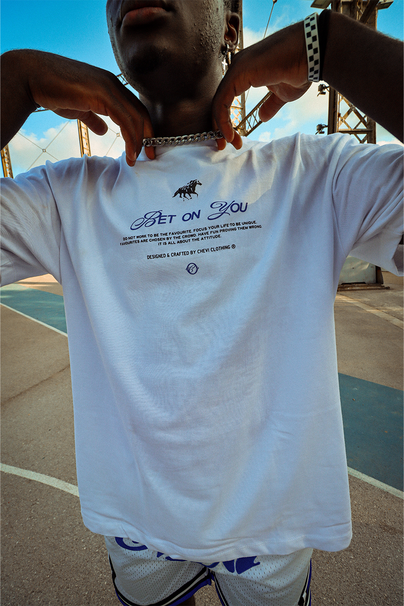 BET ON YOU TEE (WHITE)