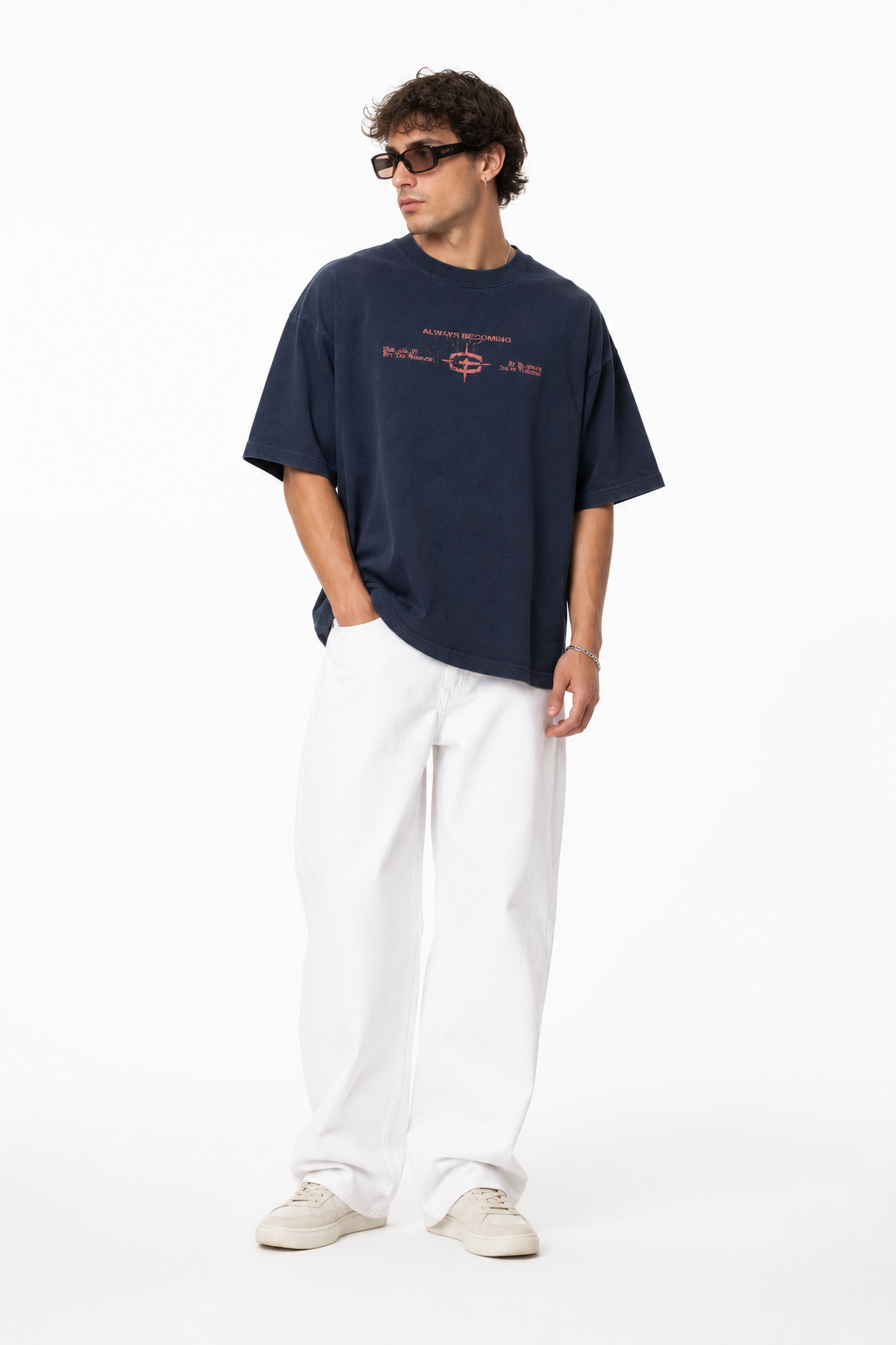 BRIDGE TEE (NAVY)