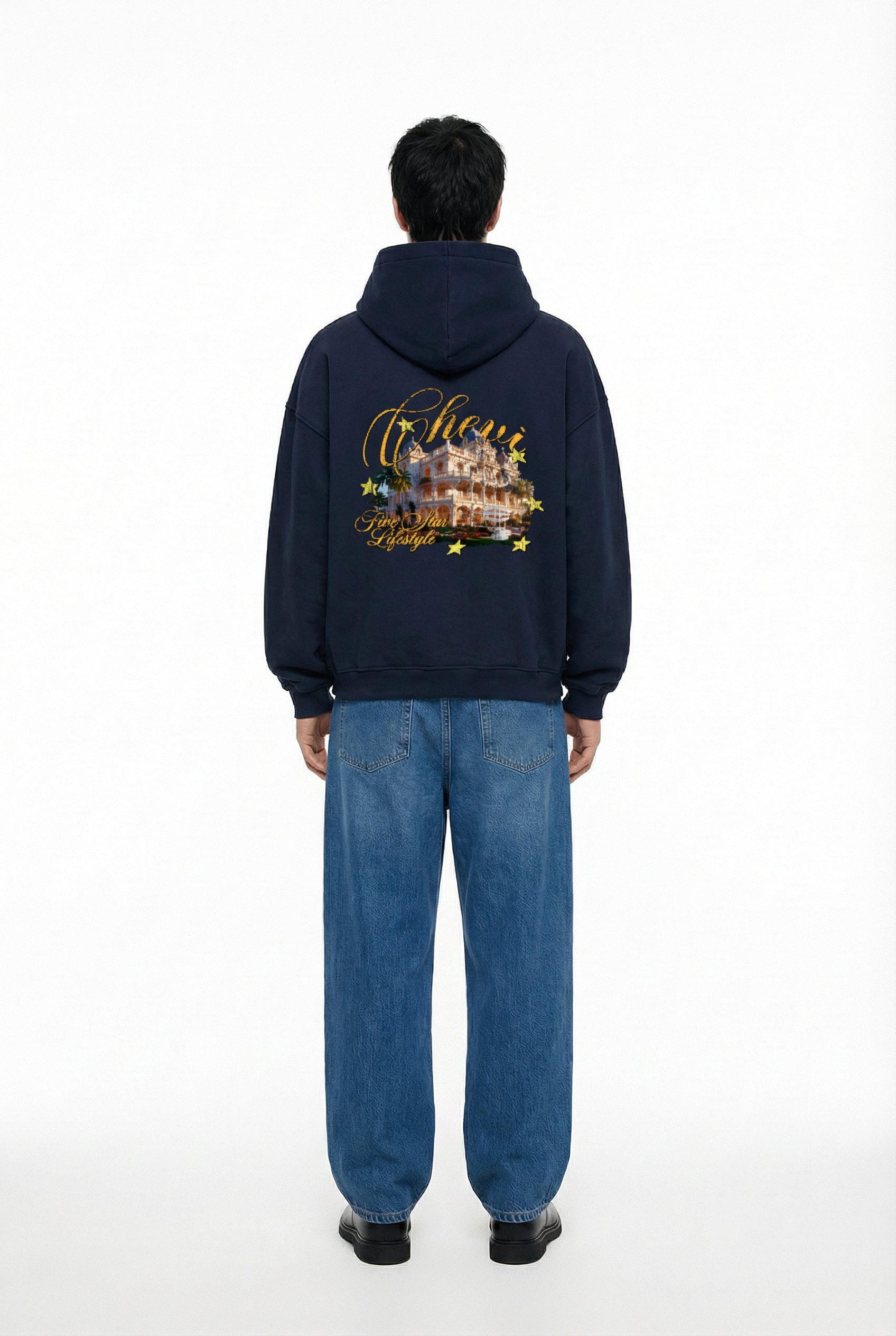 HOTEL HOODIE (NAVY BLUE)