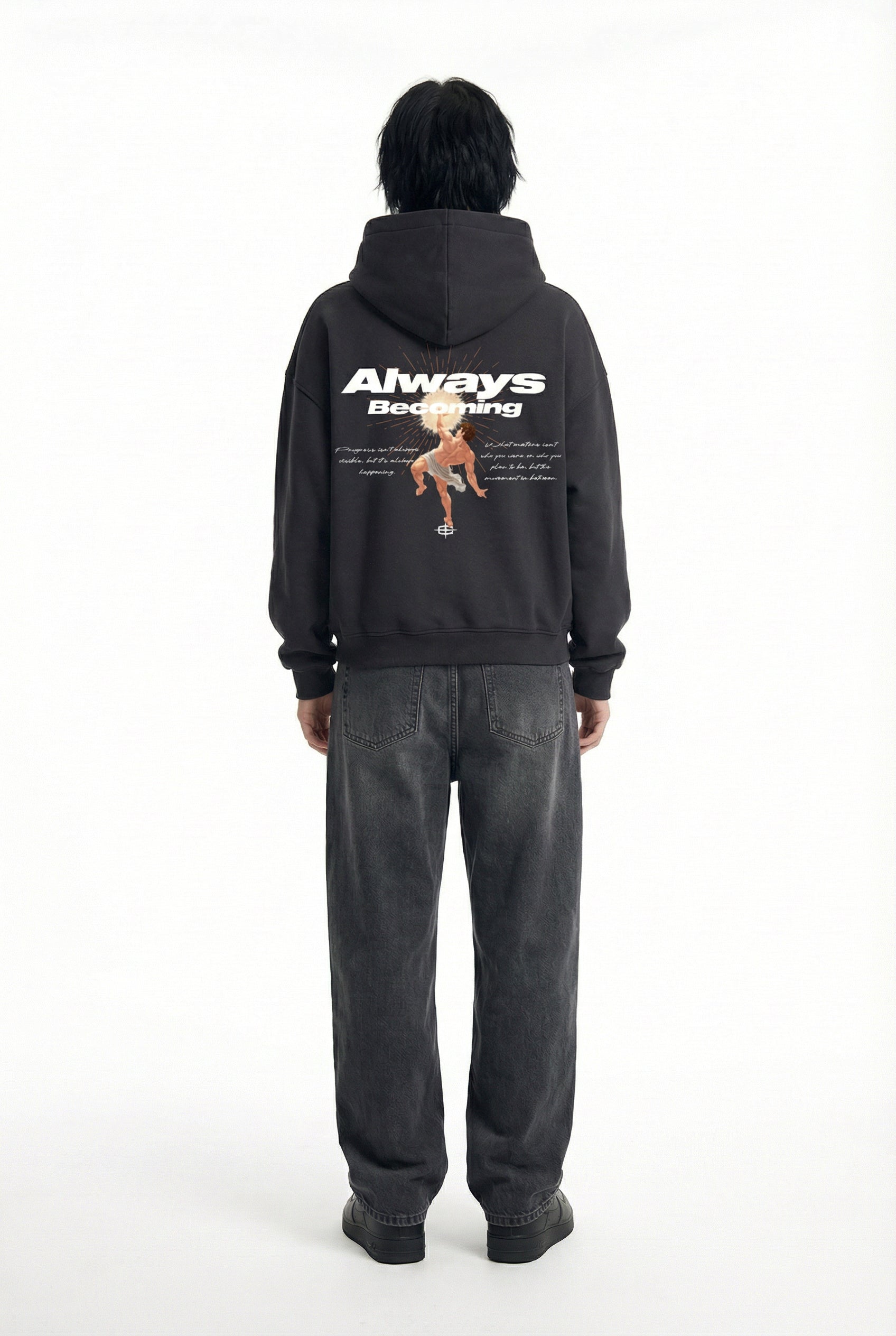 BECOMING HOODIE (BLACK)