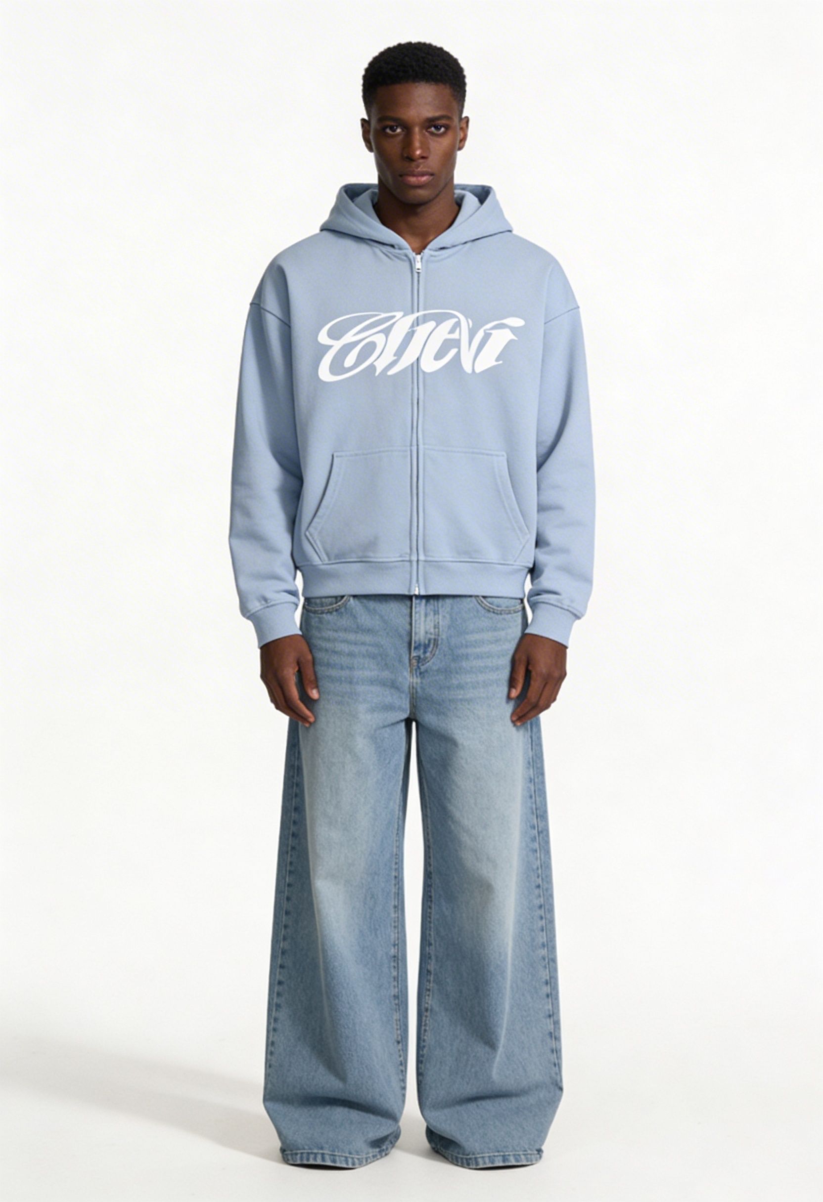 SIYANA ZIPPER (LIGHT BLUE)