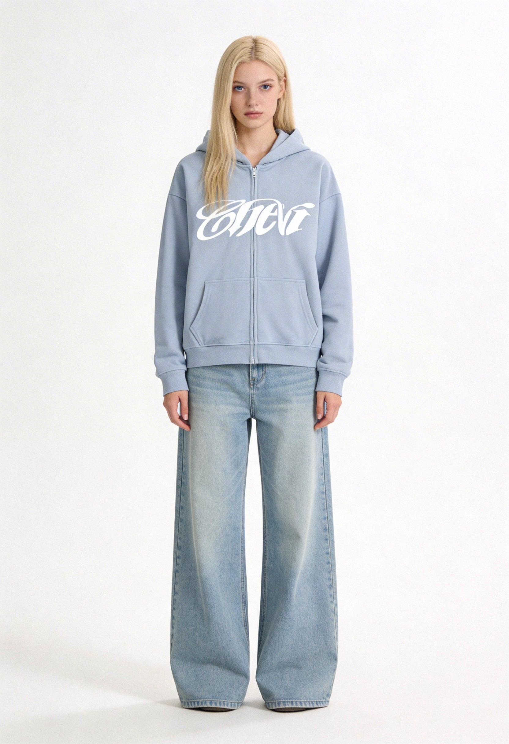 SIYANA ZIPPER (LIGHT BLUE)