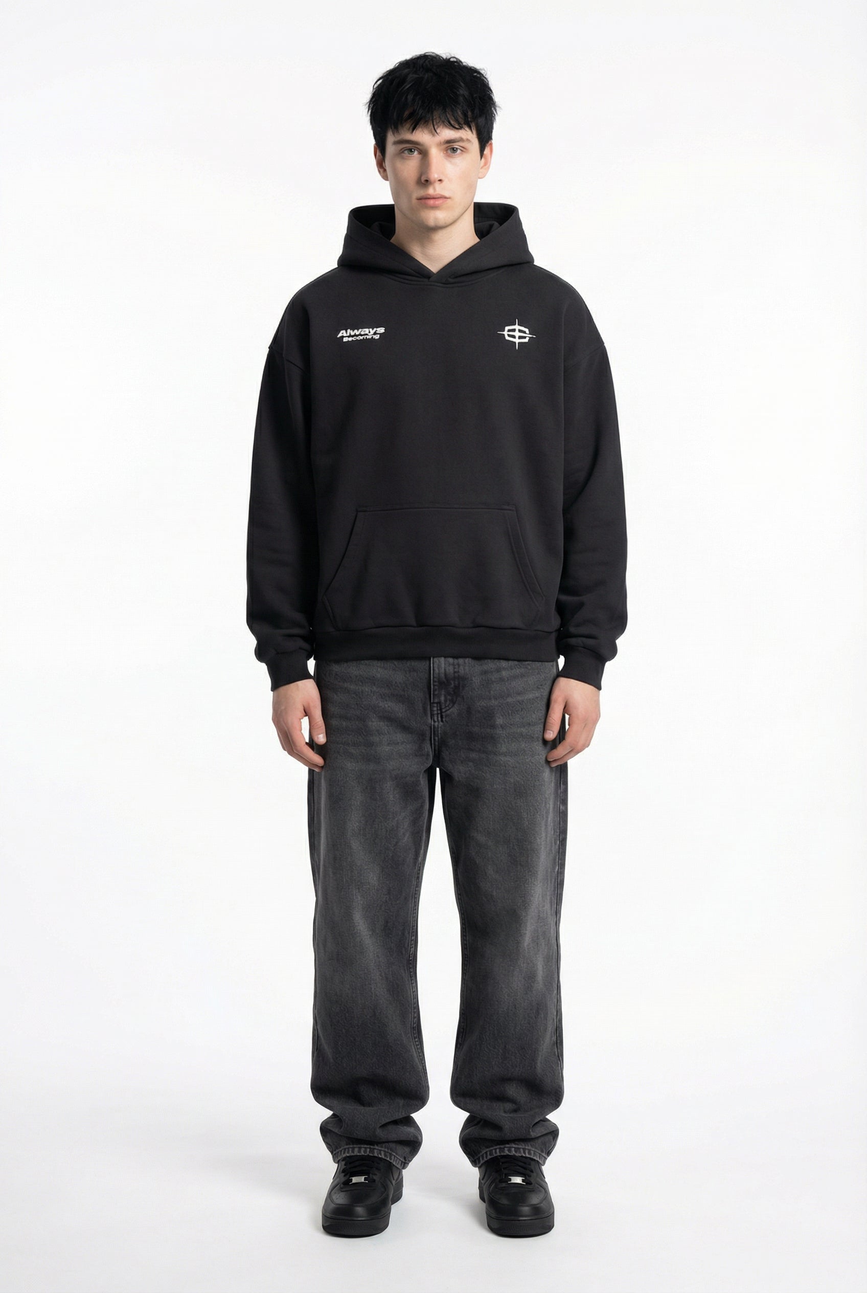 BECOMING HOODIE (BLACK)