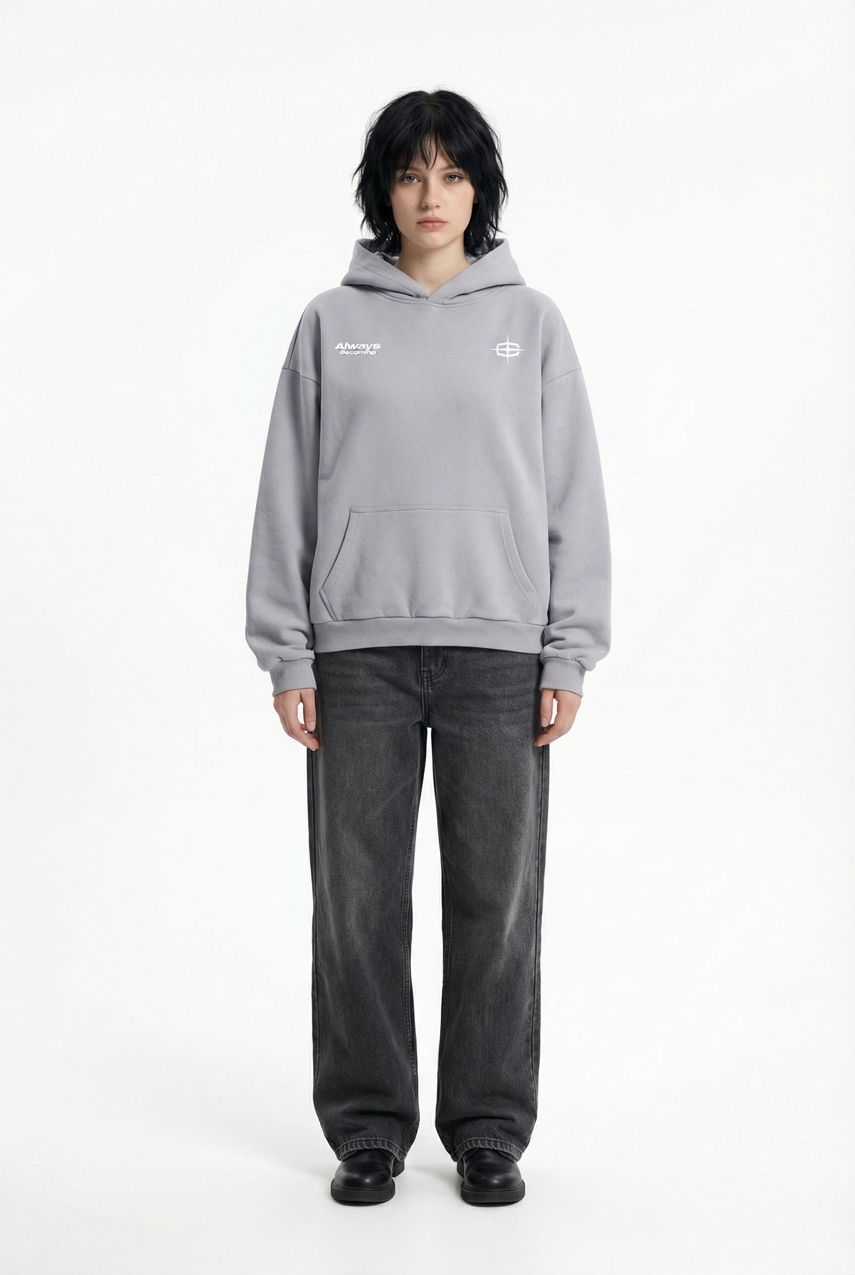 BECOMING HOODIE (GREY)