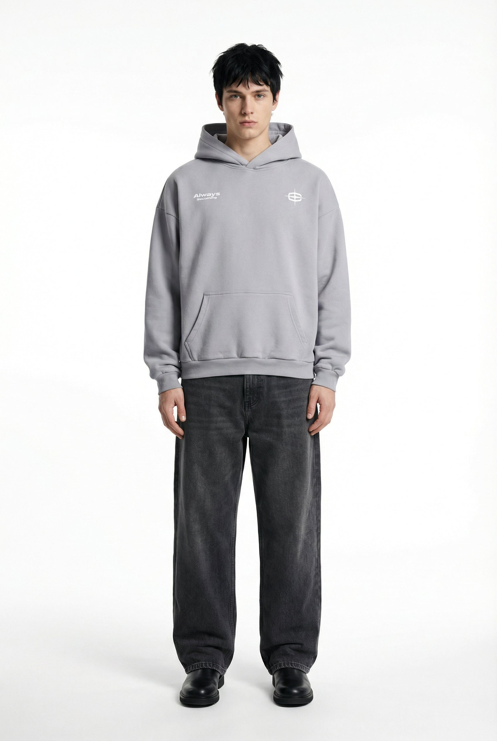 BECOMING HOODIE (GREY)