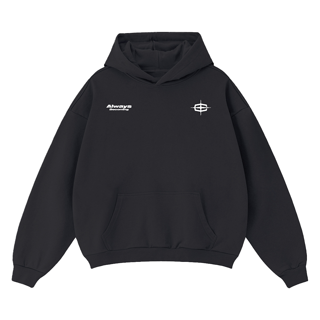 BECOMING HOODIE (BLACK)