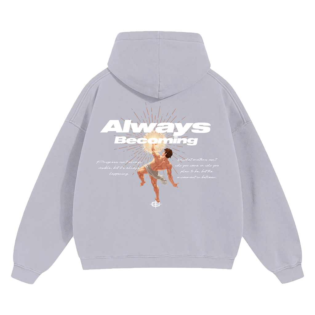 BECOMING HOODIE (GREY)
