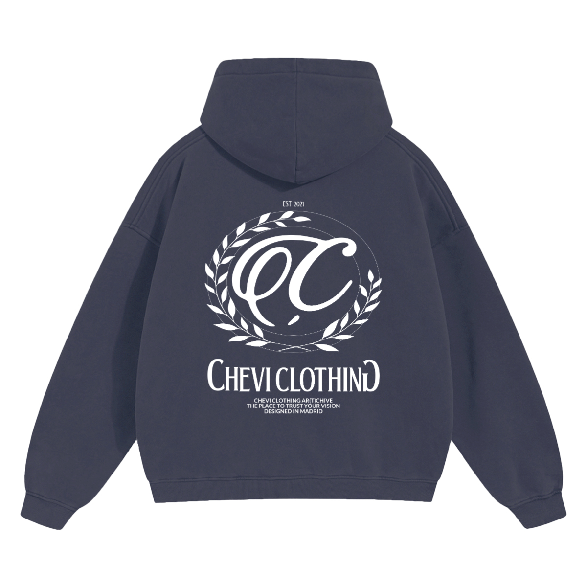 THE "OLYMPIC" HEAVY HOOD (SLATE BLUE)