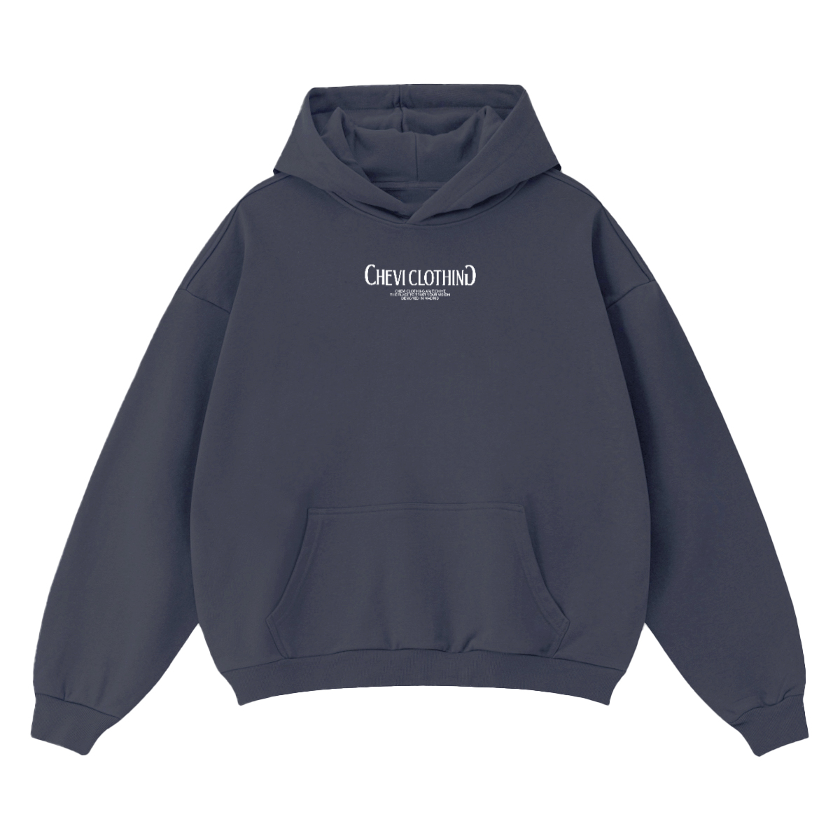 THE "OLYMPIC" HEAVY HOOD (SLATE BLUE)