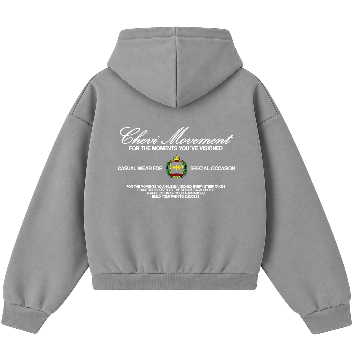 THE "MOVEMENT" HEAVY ZIPPER (SMOKE GREY)