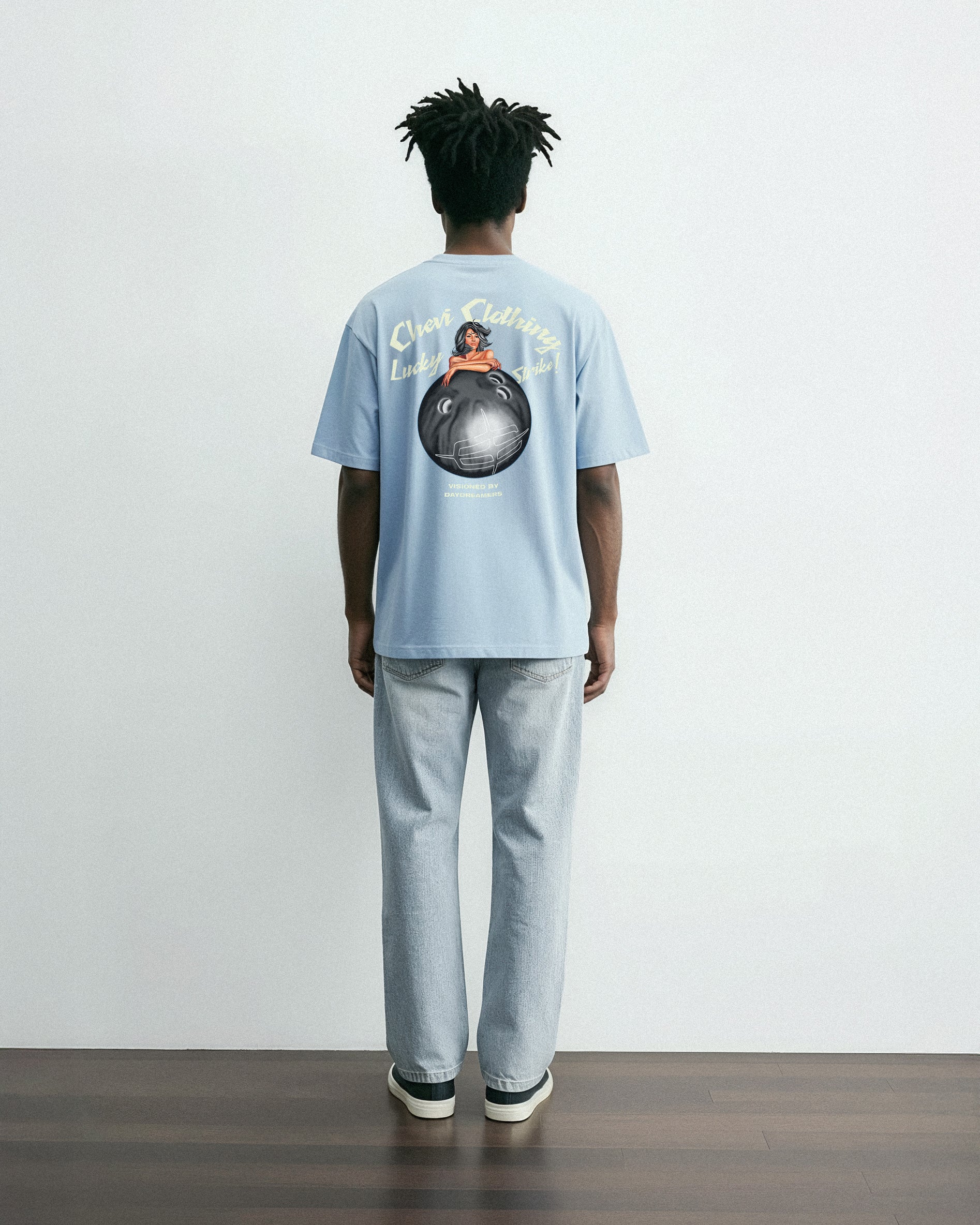 Bowling Tee (Baby Blue)