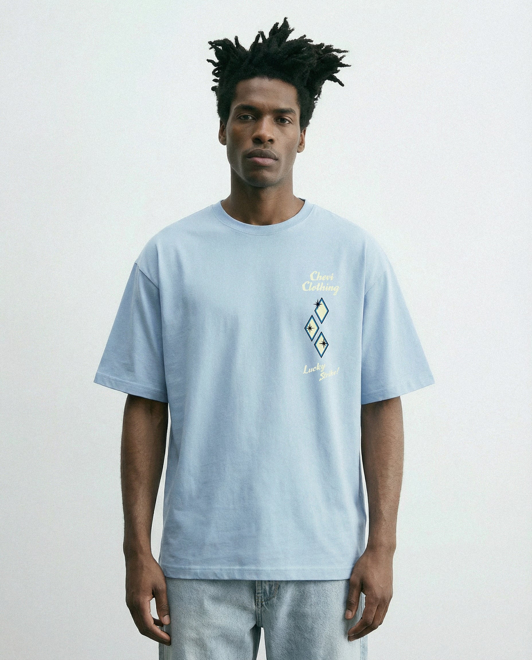 Bowling Tee (Baby Blue)