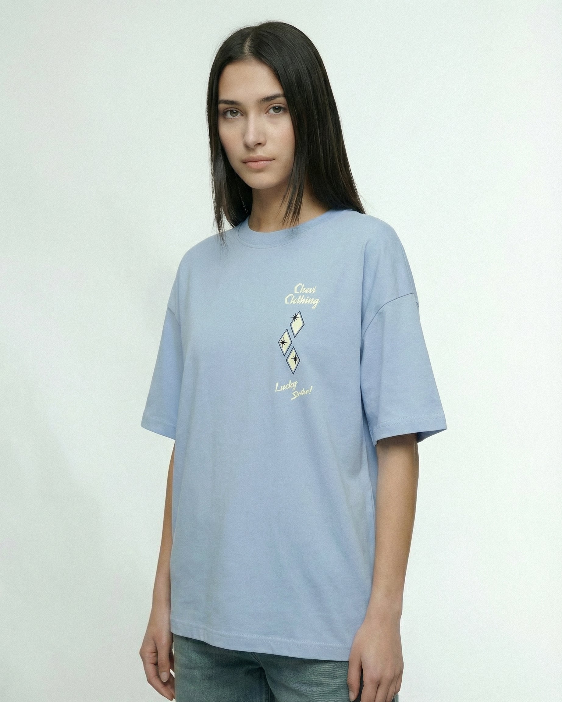 Bowling Tee (Baby Blue)