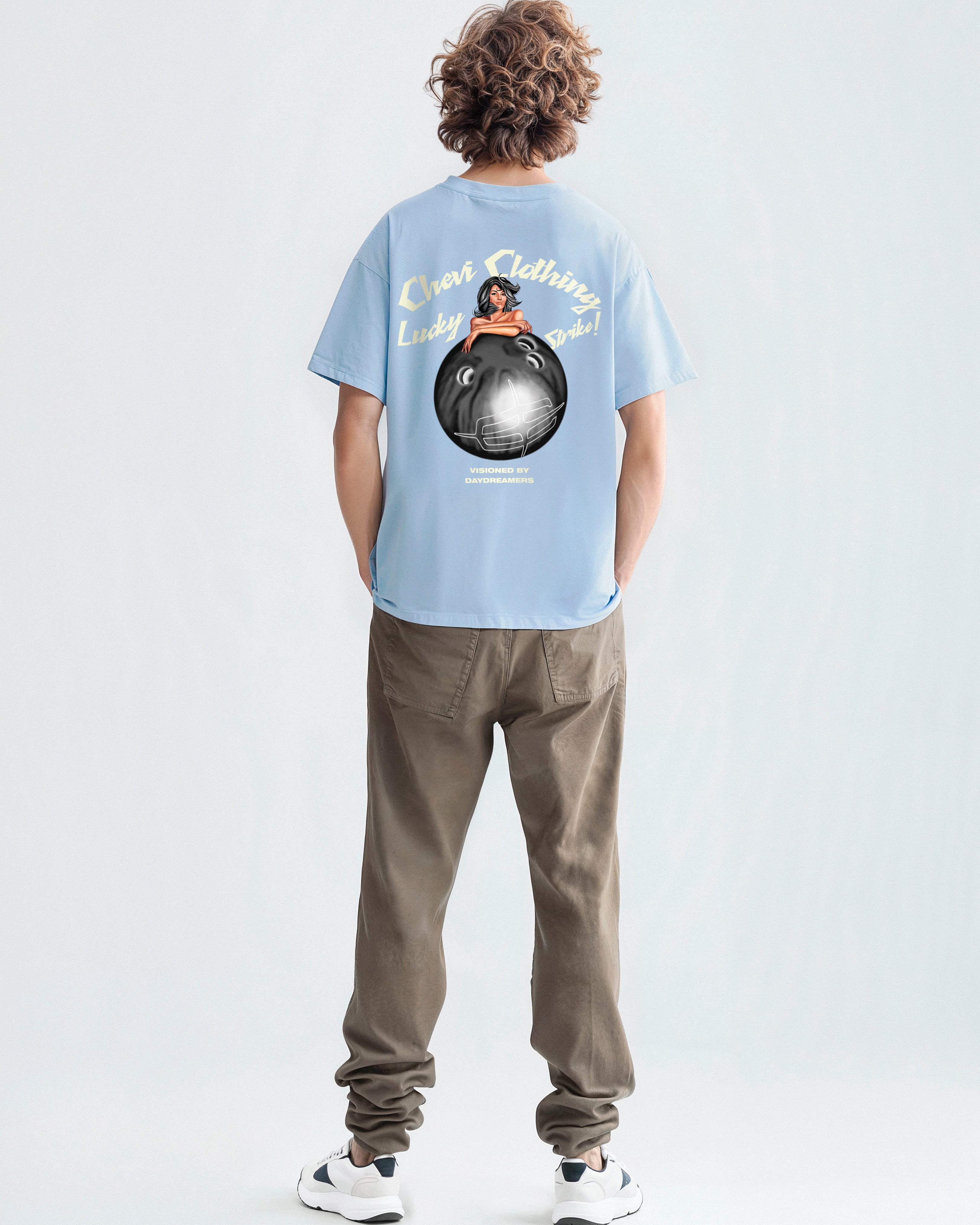 BOWLING TEE (BABY BLUE)