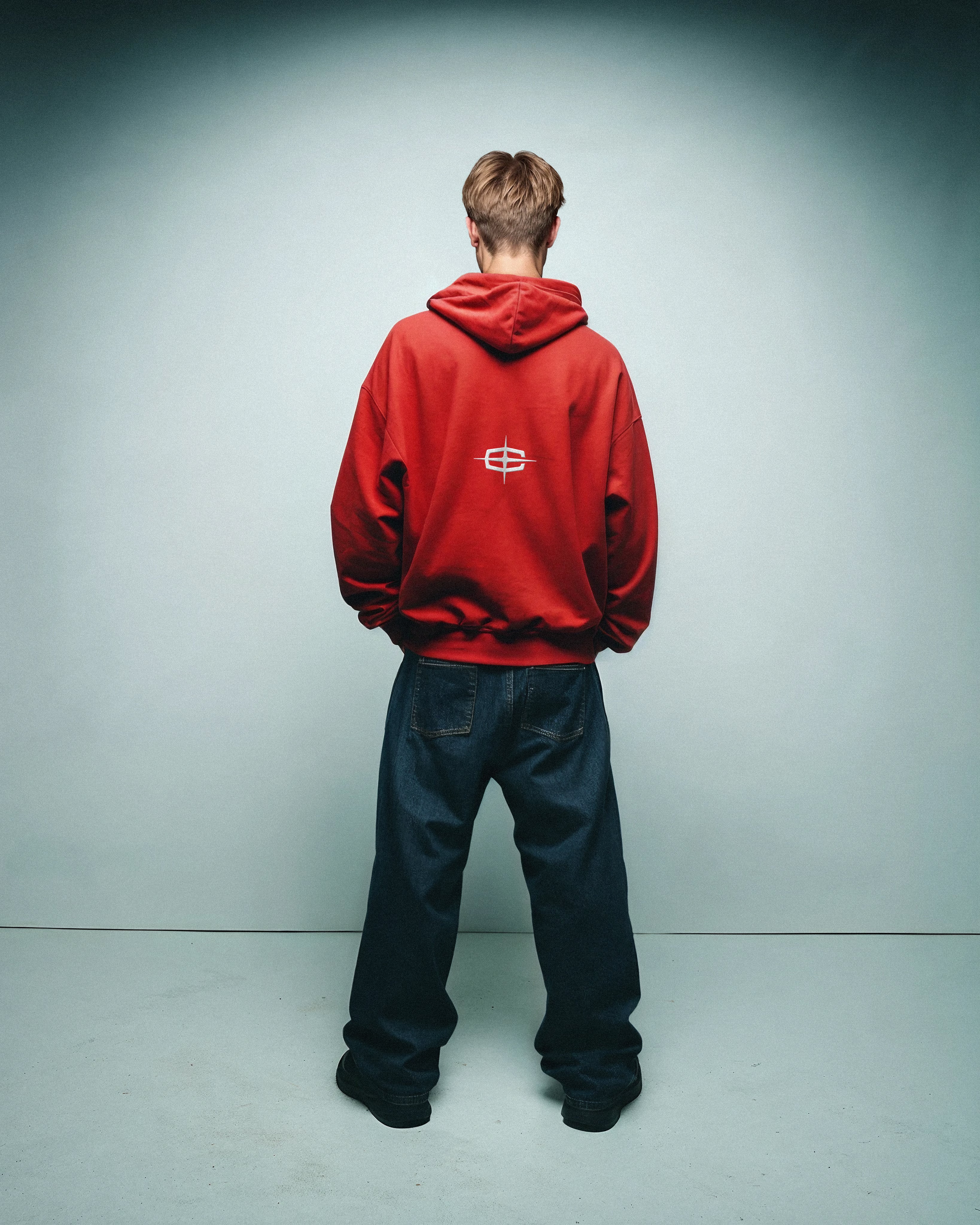 C-STAR HOOD (SOFT RED)