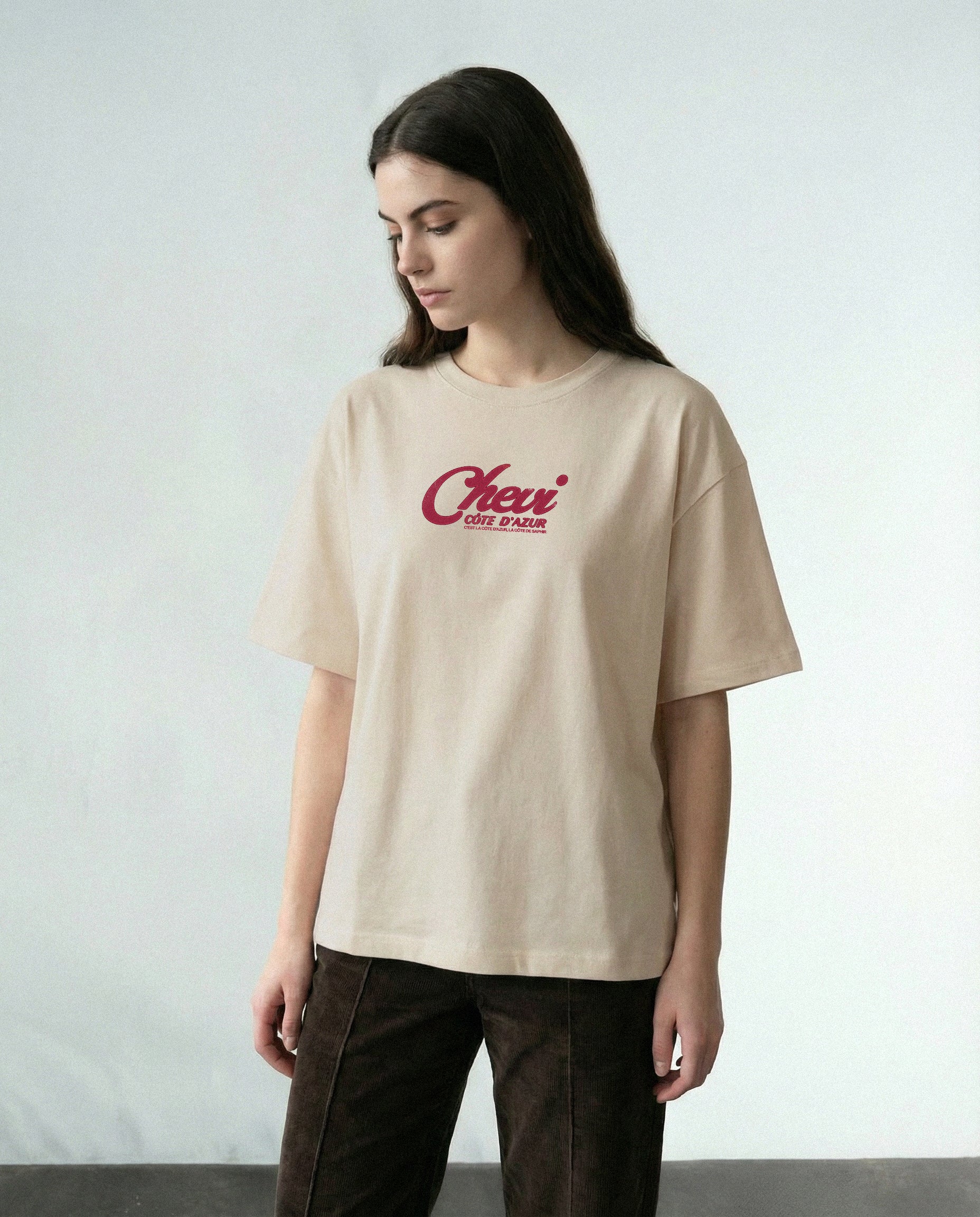 Classy Chaos Tee (Beige)