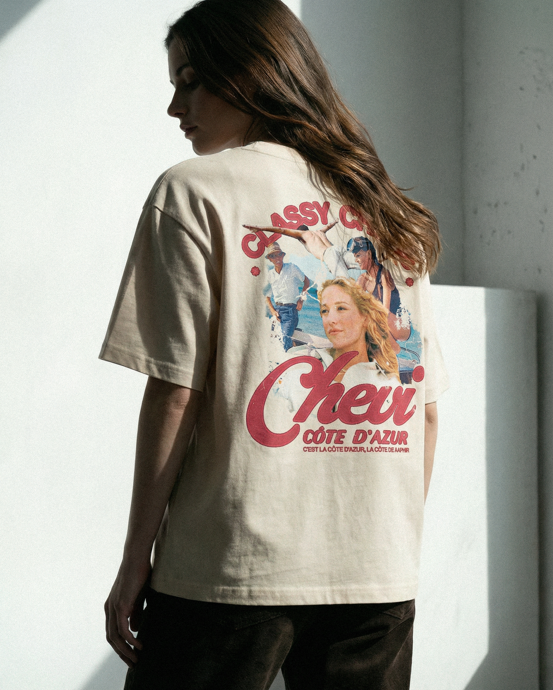 Classy Chaos Tee (Beige)