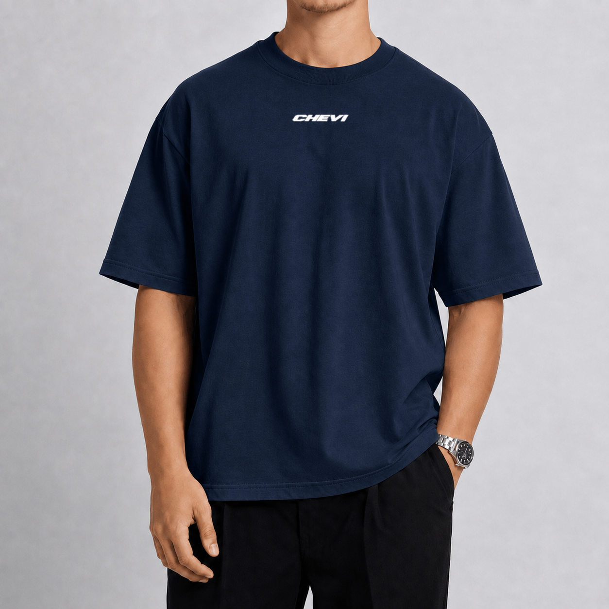 THE "BASIC" NAVY T-SHIRT