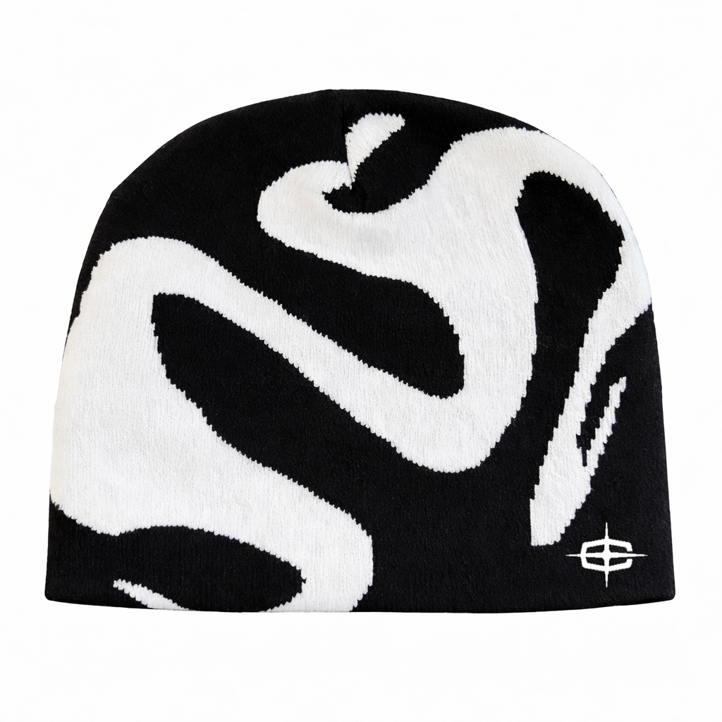 ZEBRA BEANIE (B&W)