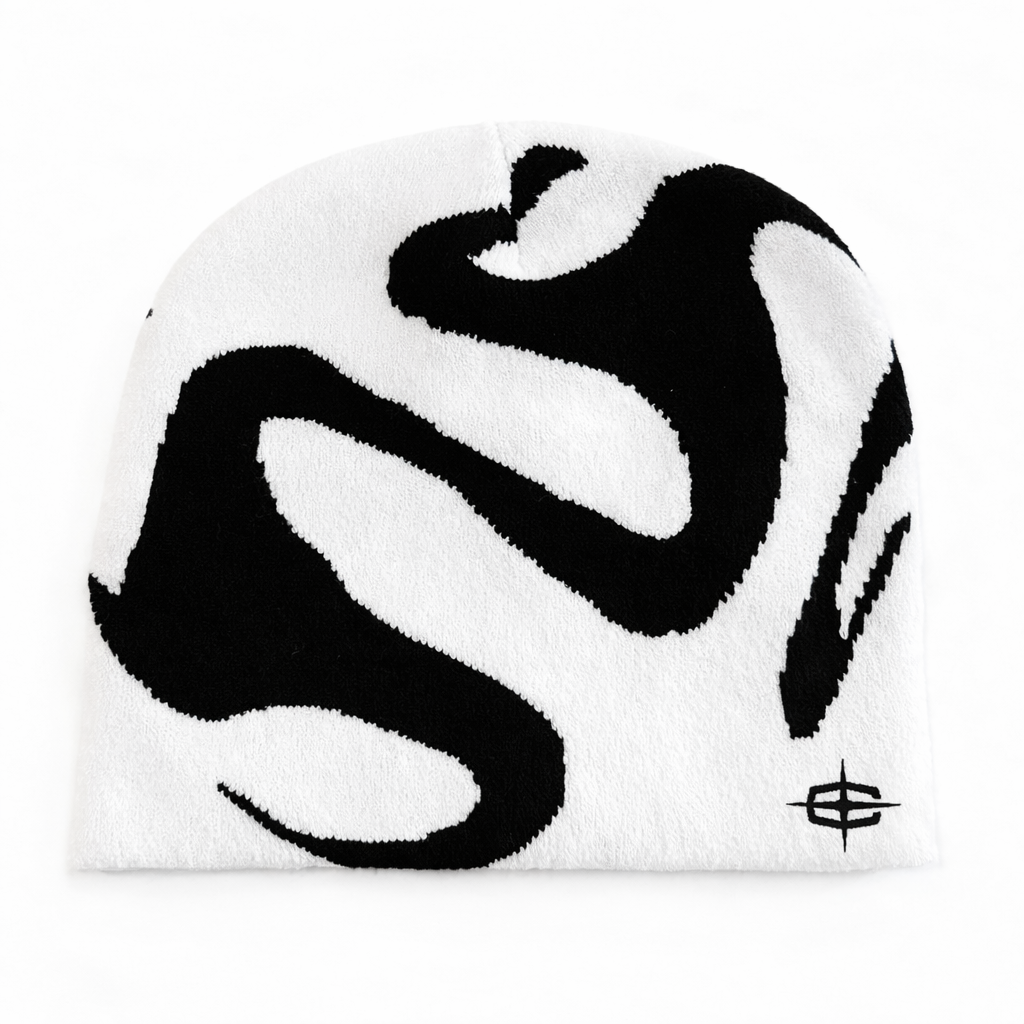 ZEBRA BEANIE (W&B)