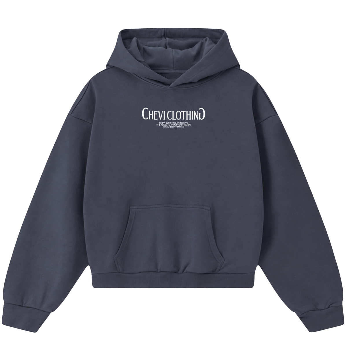 THE "OLYMPIC" HEAVY HOOD (SLATE BLUE)