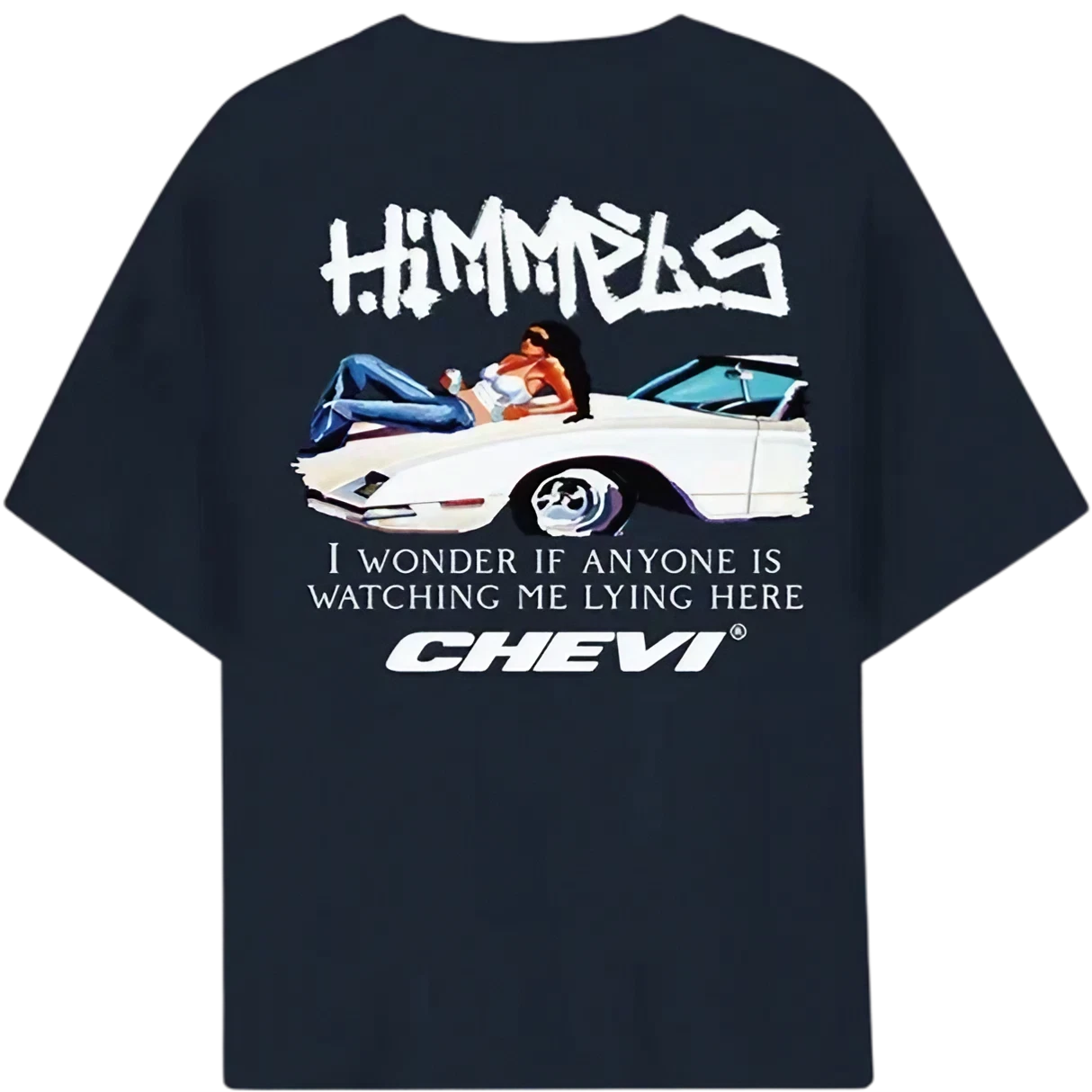 CHEVI X HIMMELS NAVY TEE