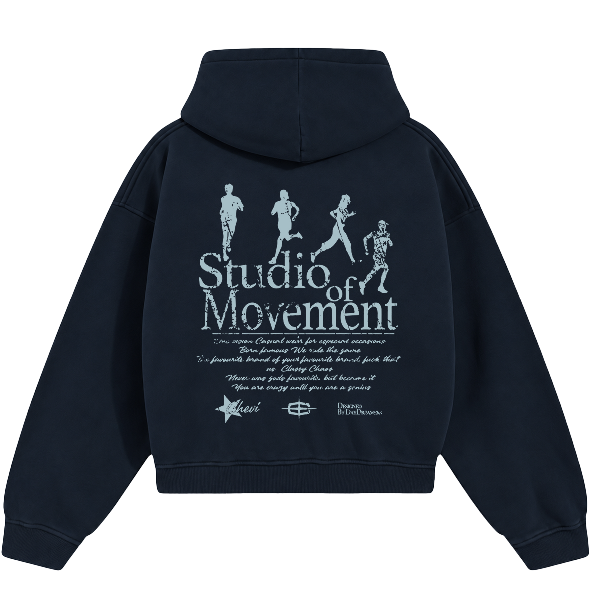 THE "MOVEMENT" HEAVY HOOD (NAVY)