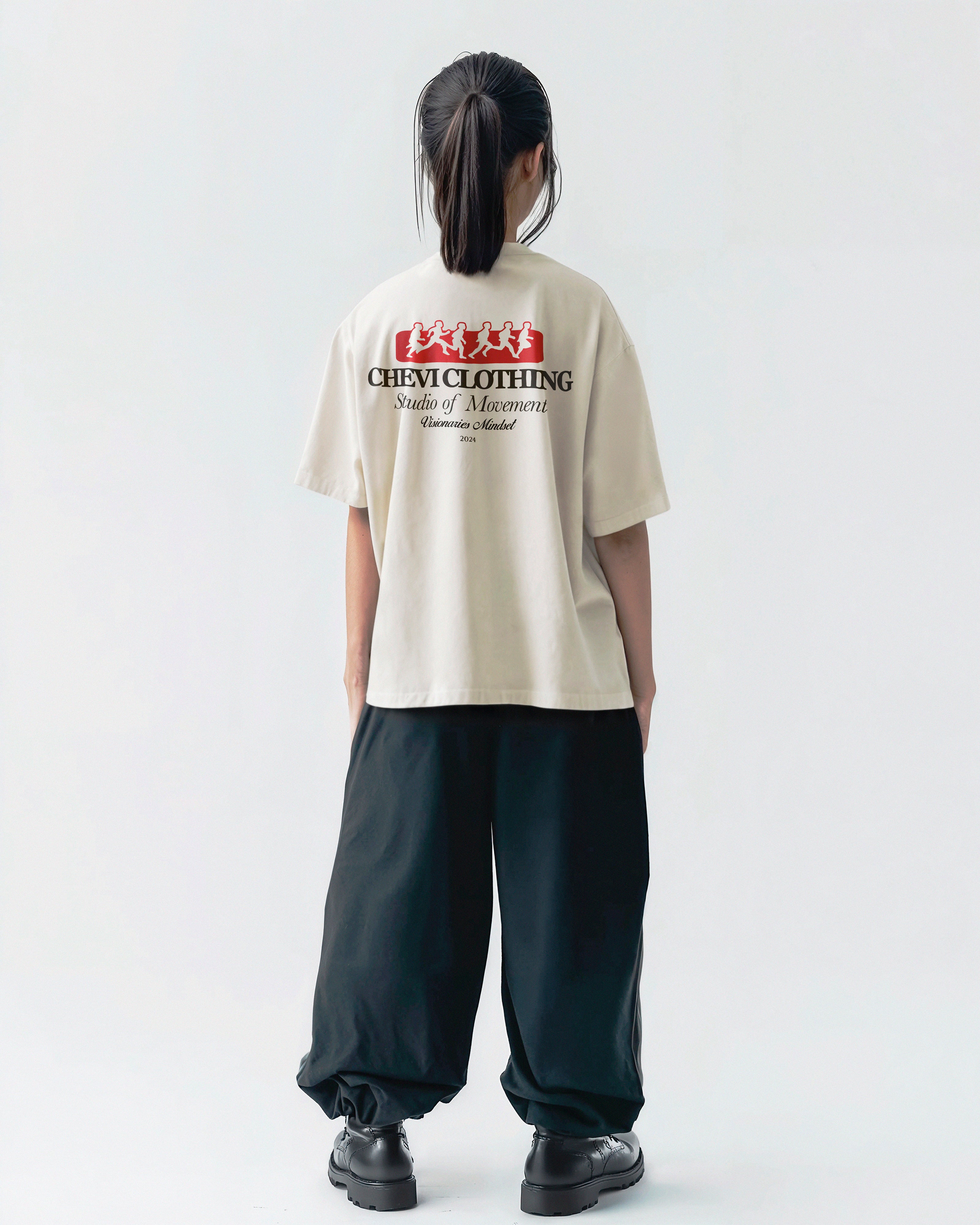 STUDIO OF MOVEMENT TEE (BEIGE)