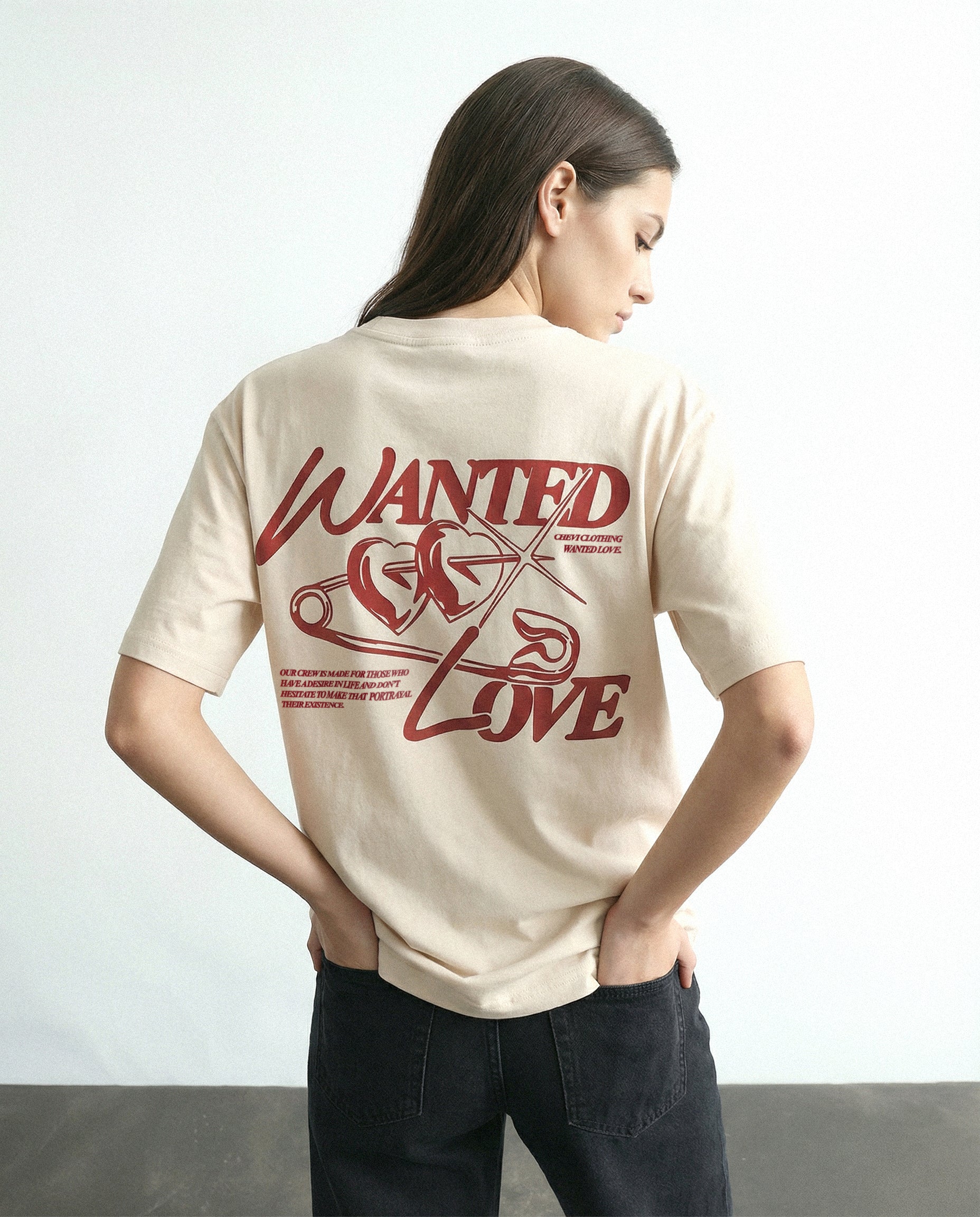 Wanted Tee (Cream)
