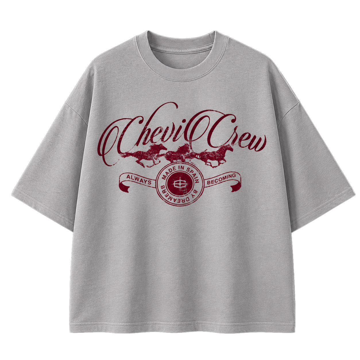 CREW TEE (GREY)