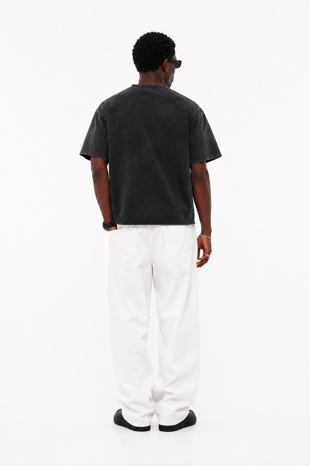 DASH TEE (WASHED BLACK)