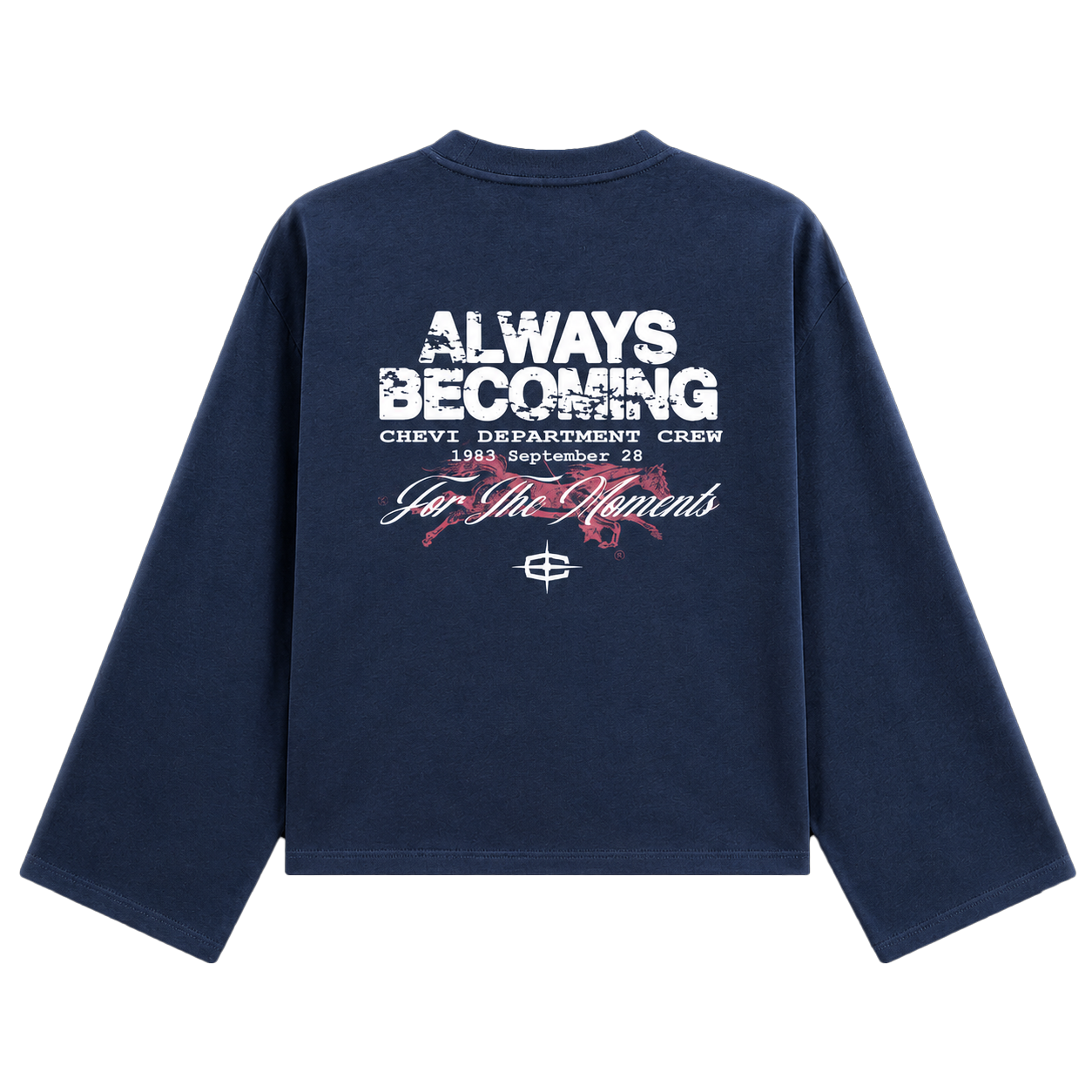 HORSE LONGSLEEVE (NAVY)