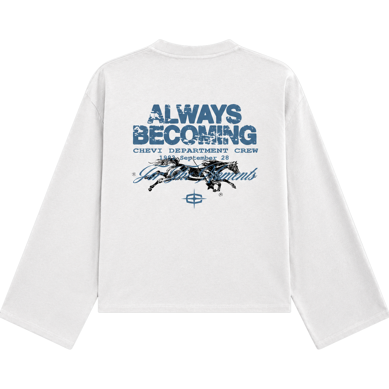 HORSE LONGSLEEVE (WHITE)