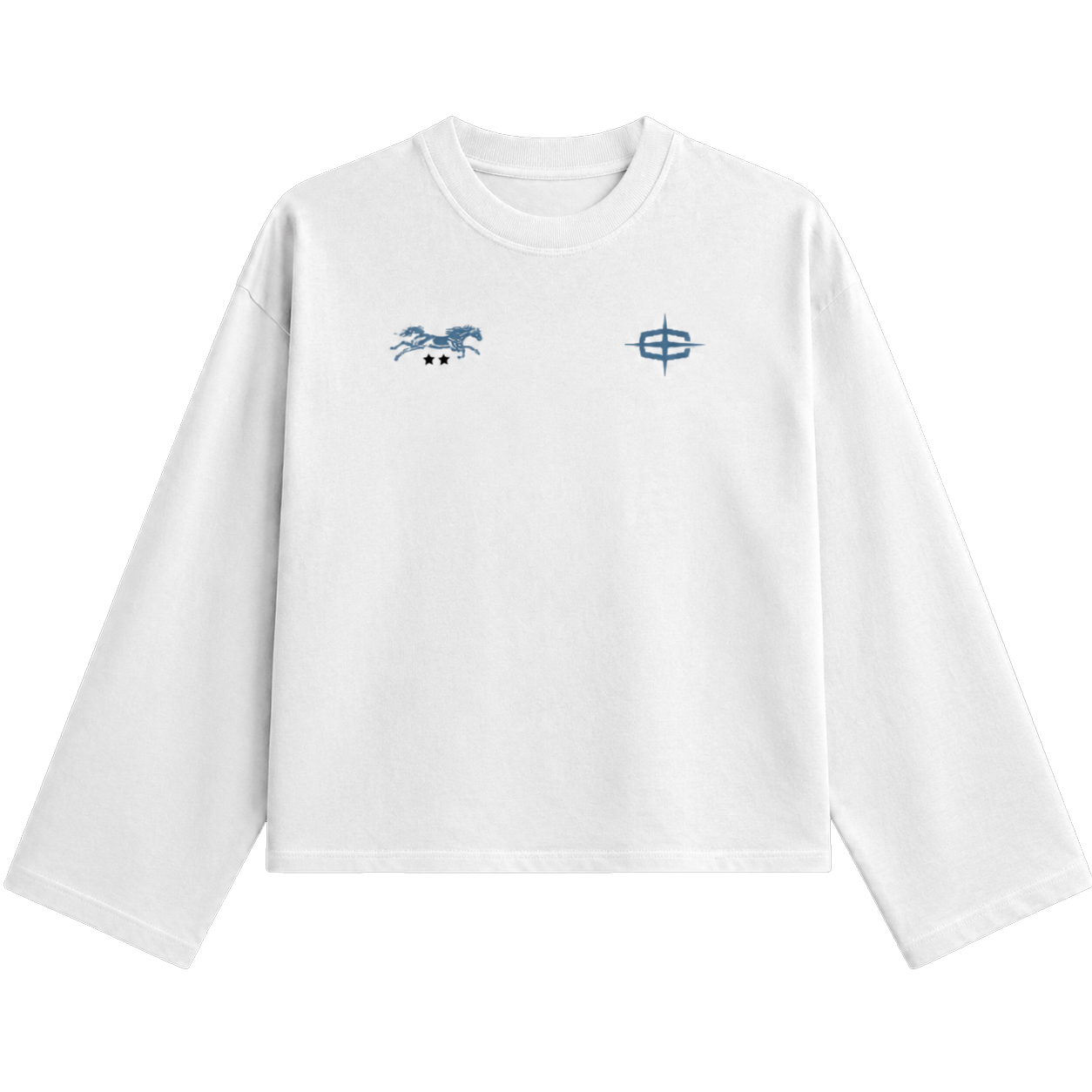 HORSE LONGSLEEVE (WHITE)