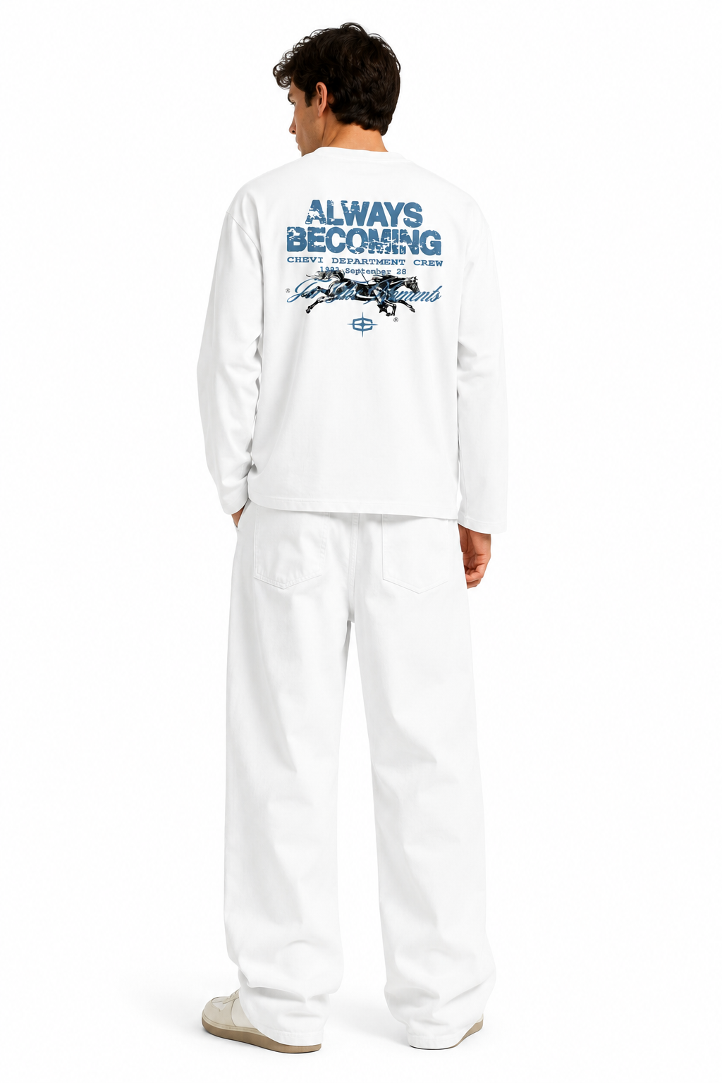 HORSE LONGSLEEVE (WHITE)
