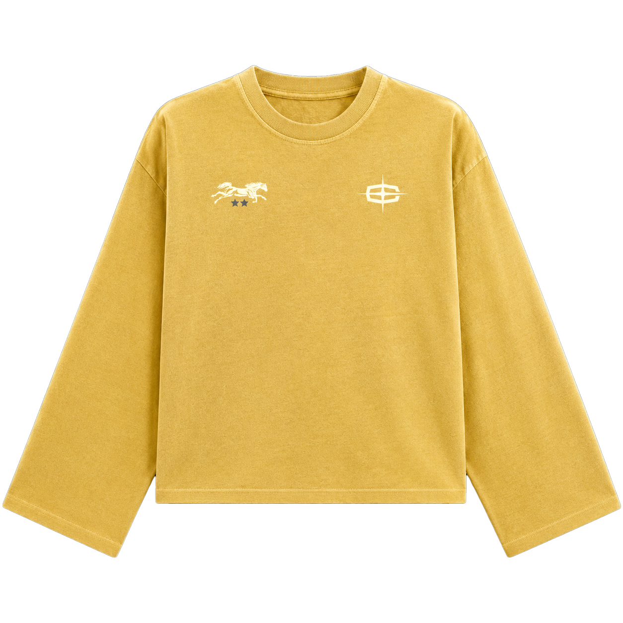 HORSE LONGSLEEVE (YELLOW)